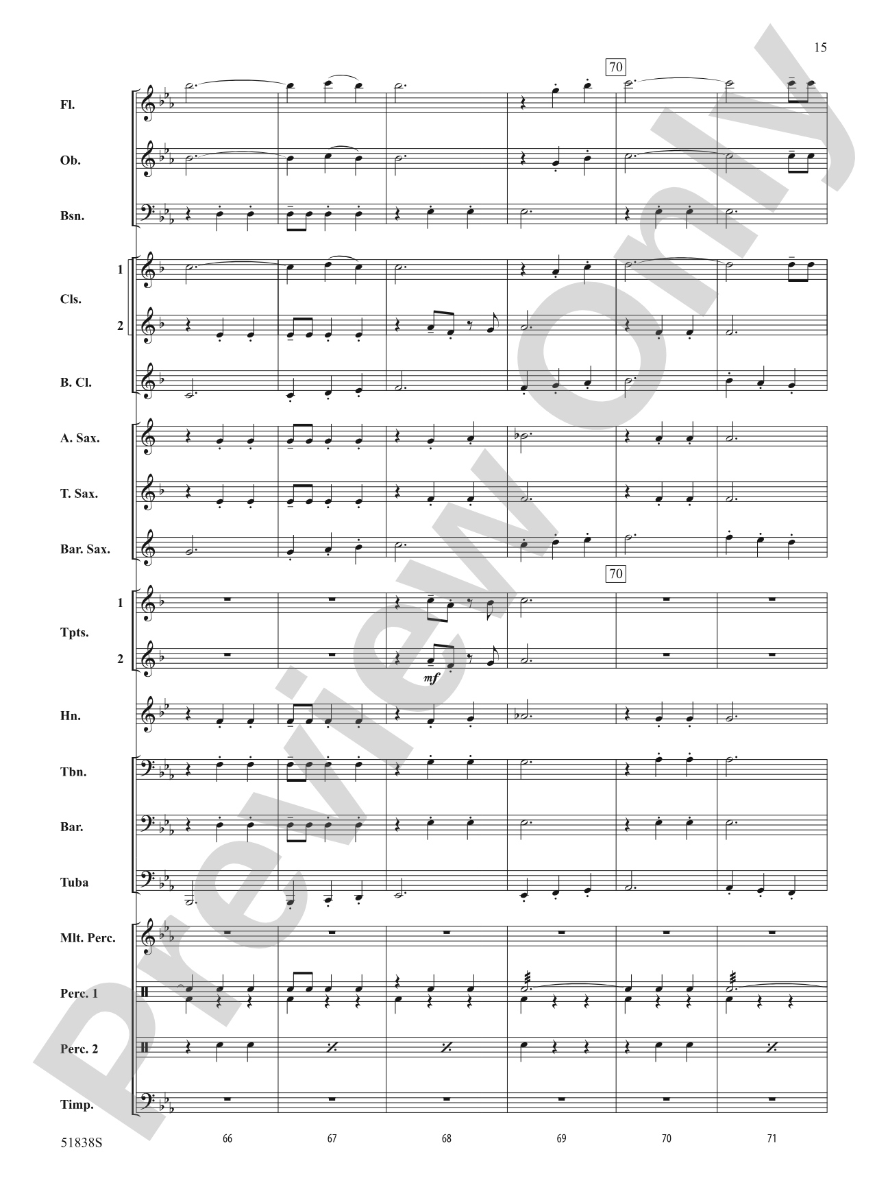 The Cajun Navy: Concert Band Conductor Score & Parts