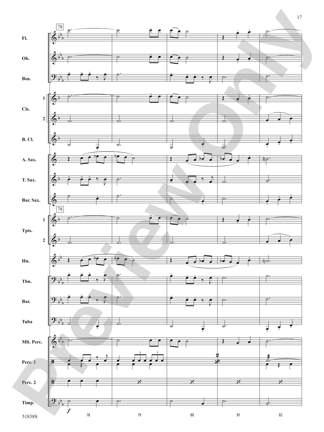 The Cajun Navy: Concert Band Conductor Score & Parts