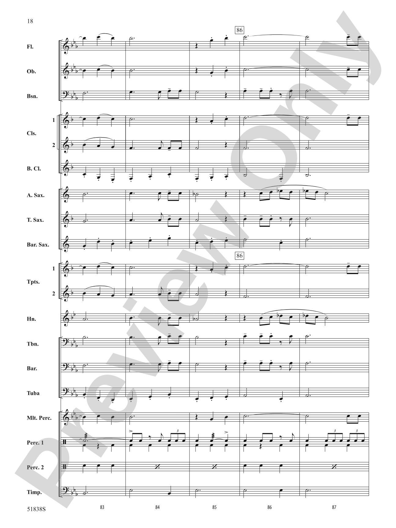The Cajun Navy: Concert Band Conductor Score & Parts
