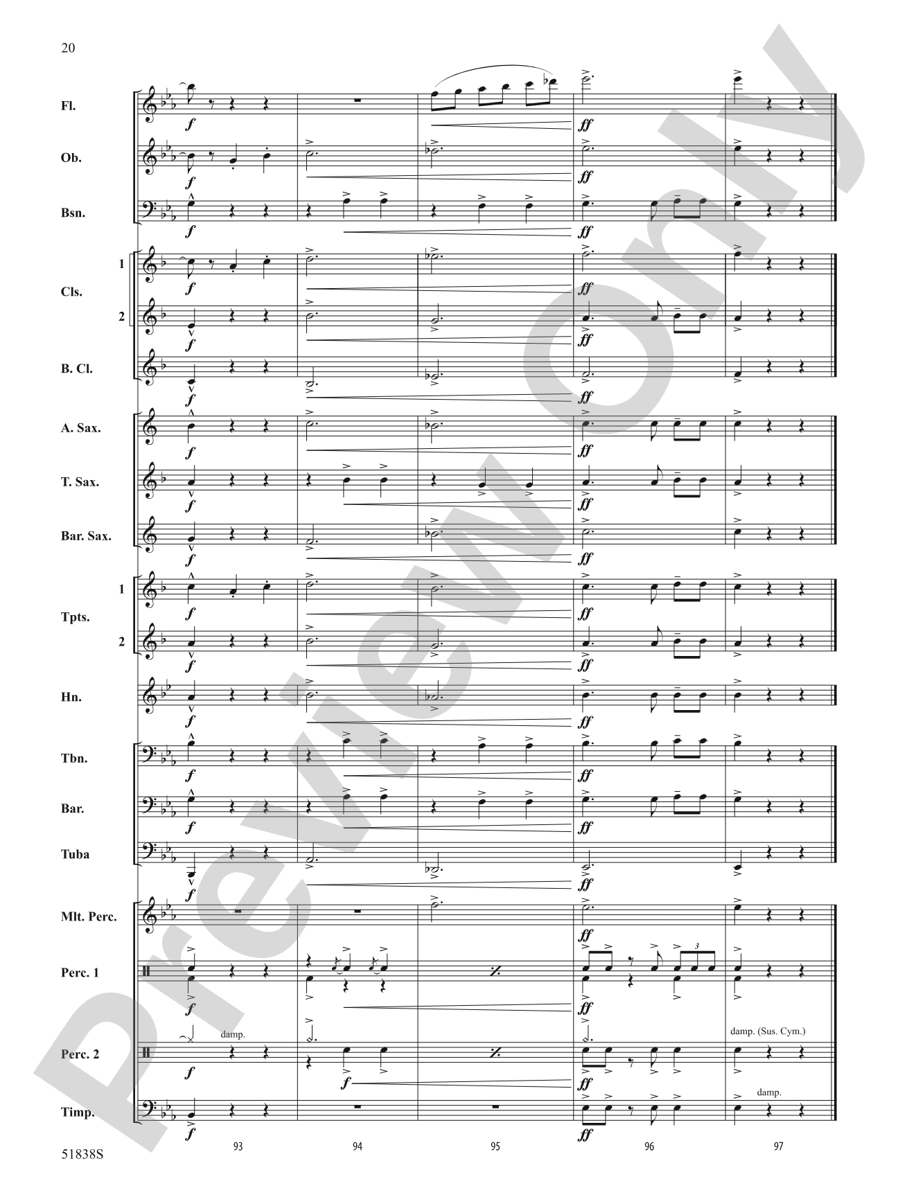 The Cajun Navy: Concert Band Conductor Score & Parts