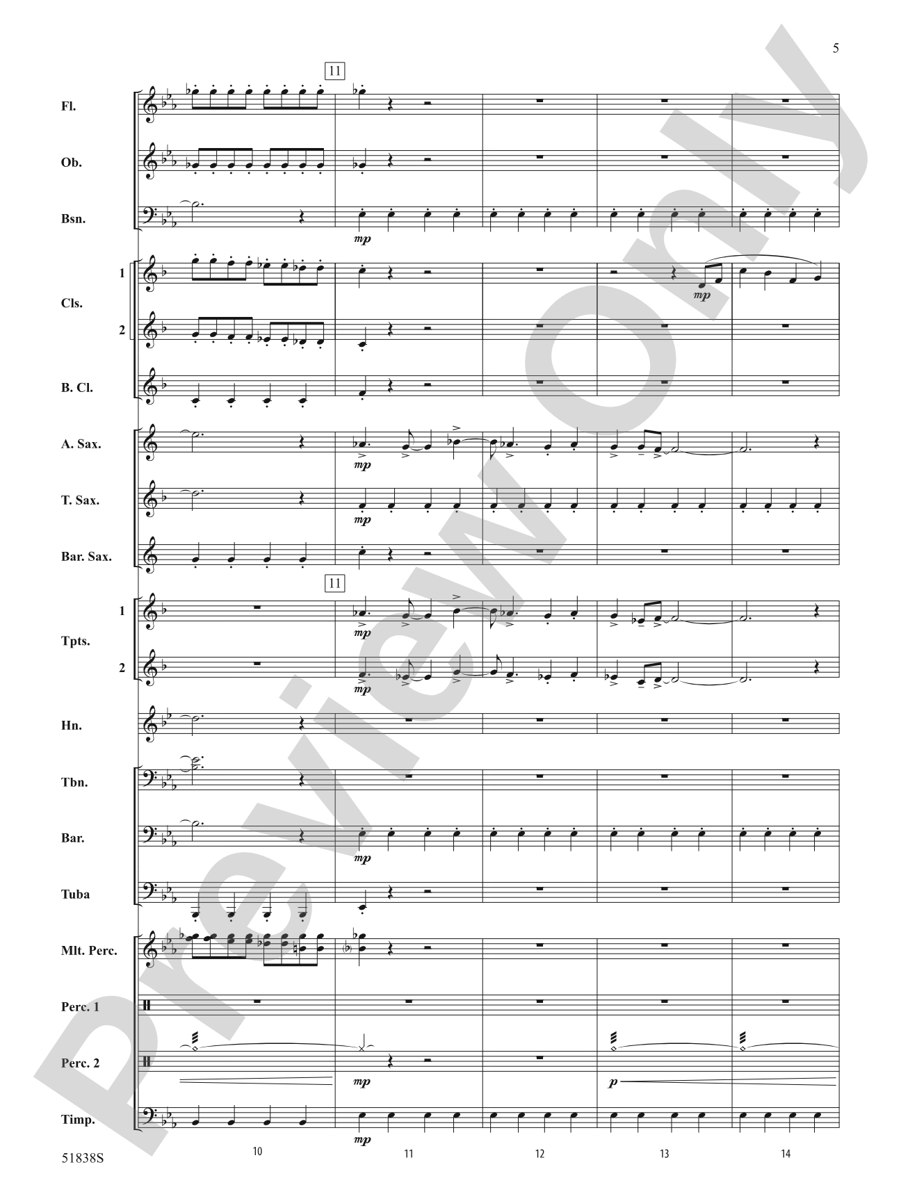 The Cajun Navy: Concert Band Conductor Score & Parts