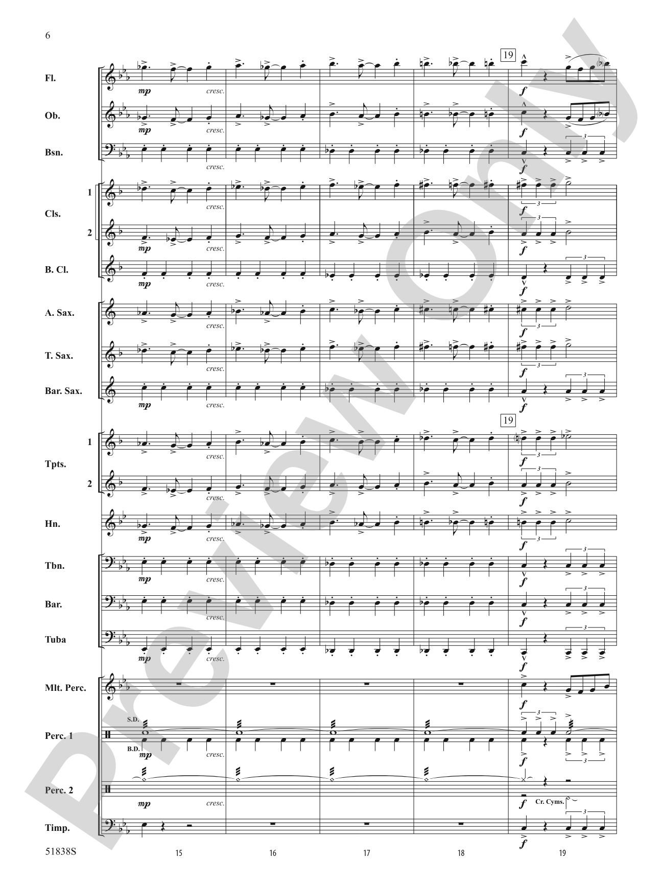 The Cajun Navy: Concert Band Conductor Score & Parts