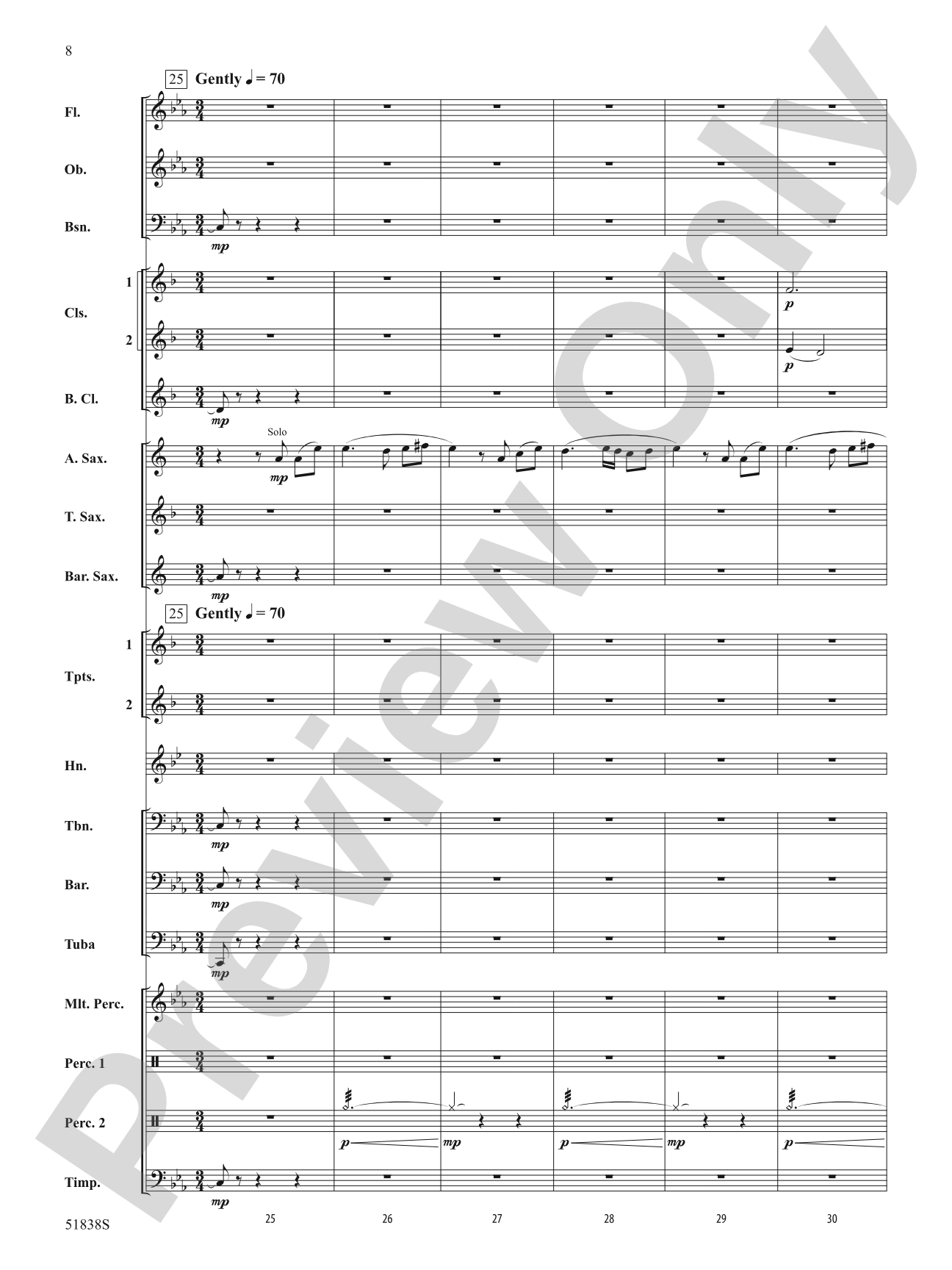 The Cajun Navy: Concert Band Conductor Score & Parts