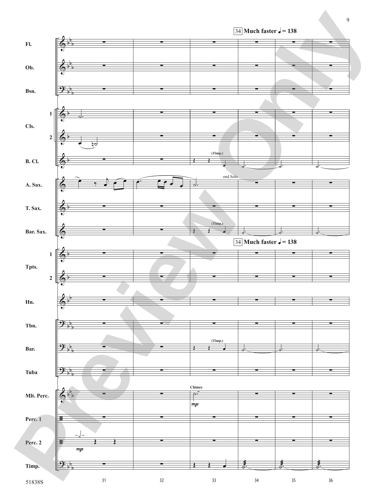 The Cajun Navy: Concert Band Conductor Score & Parts
