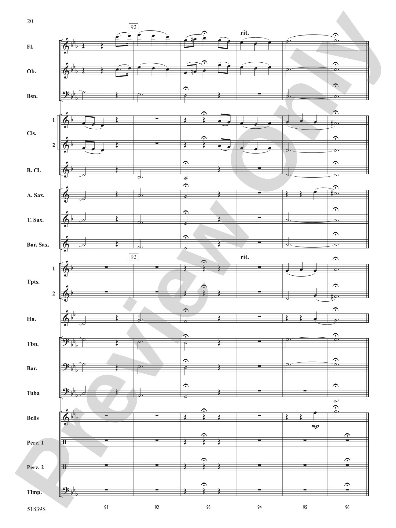 A Somerset Rhapsody: Concert Band Conductor Score & Parts
