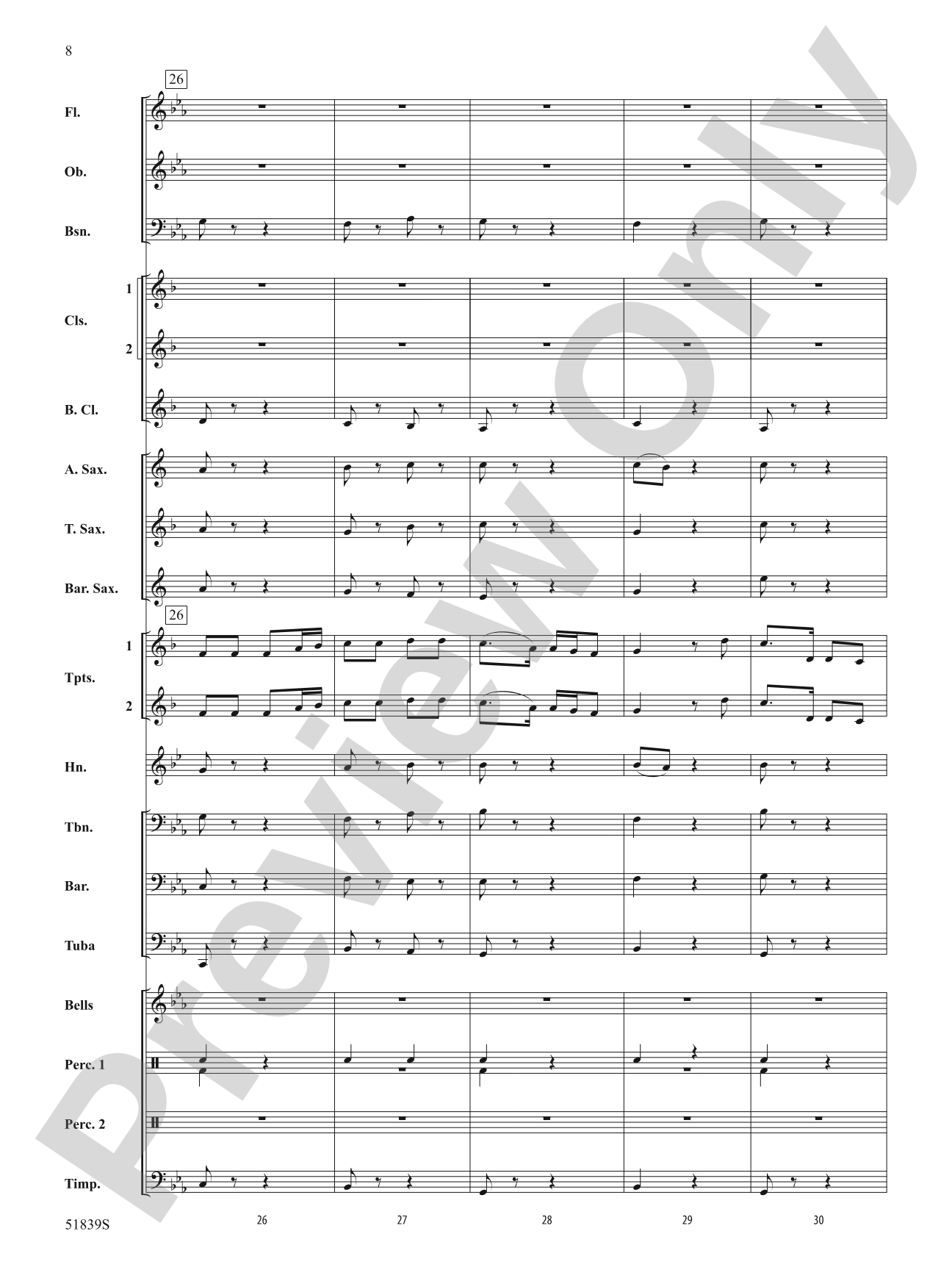 A Somerset Rhapsody: Concert Band Conductor Score & Parts