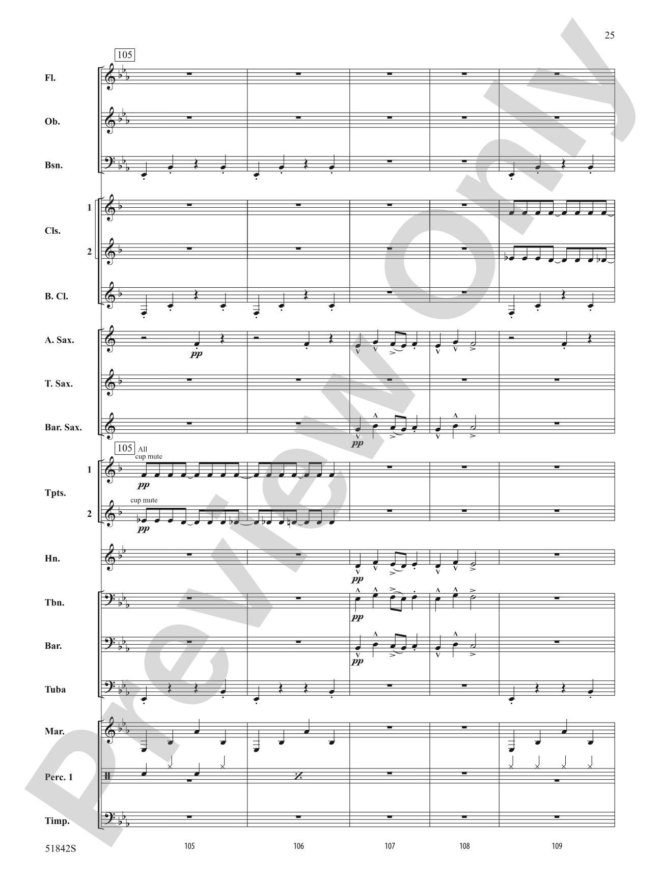 Pavanne: Concert Band Conductor Score & Parts
