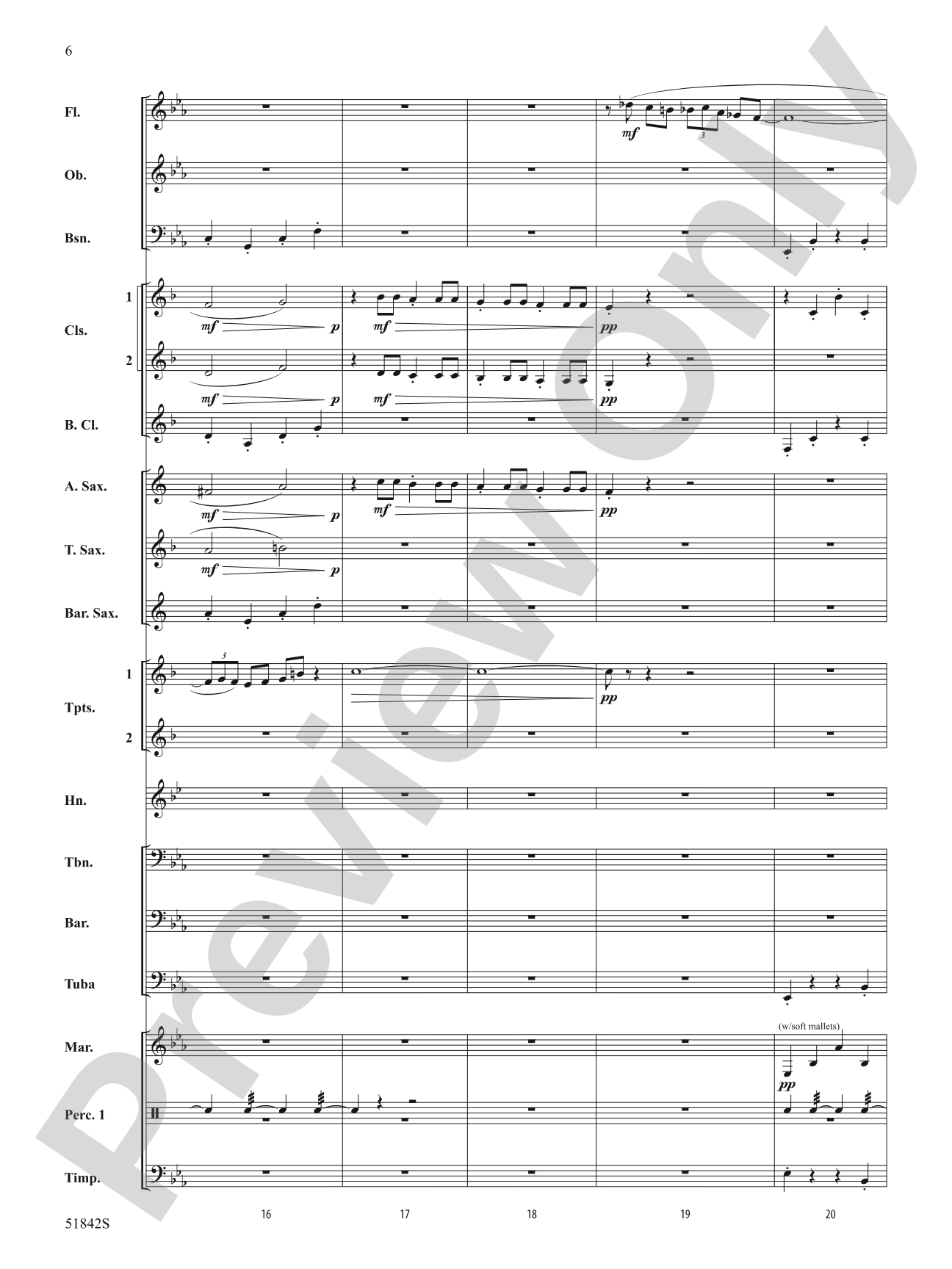 Pavanne: Concert Band Conductor Score & Parts