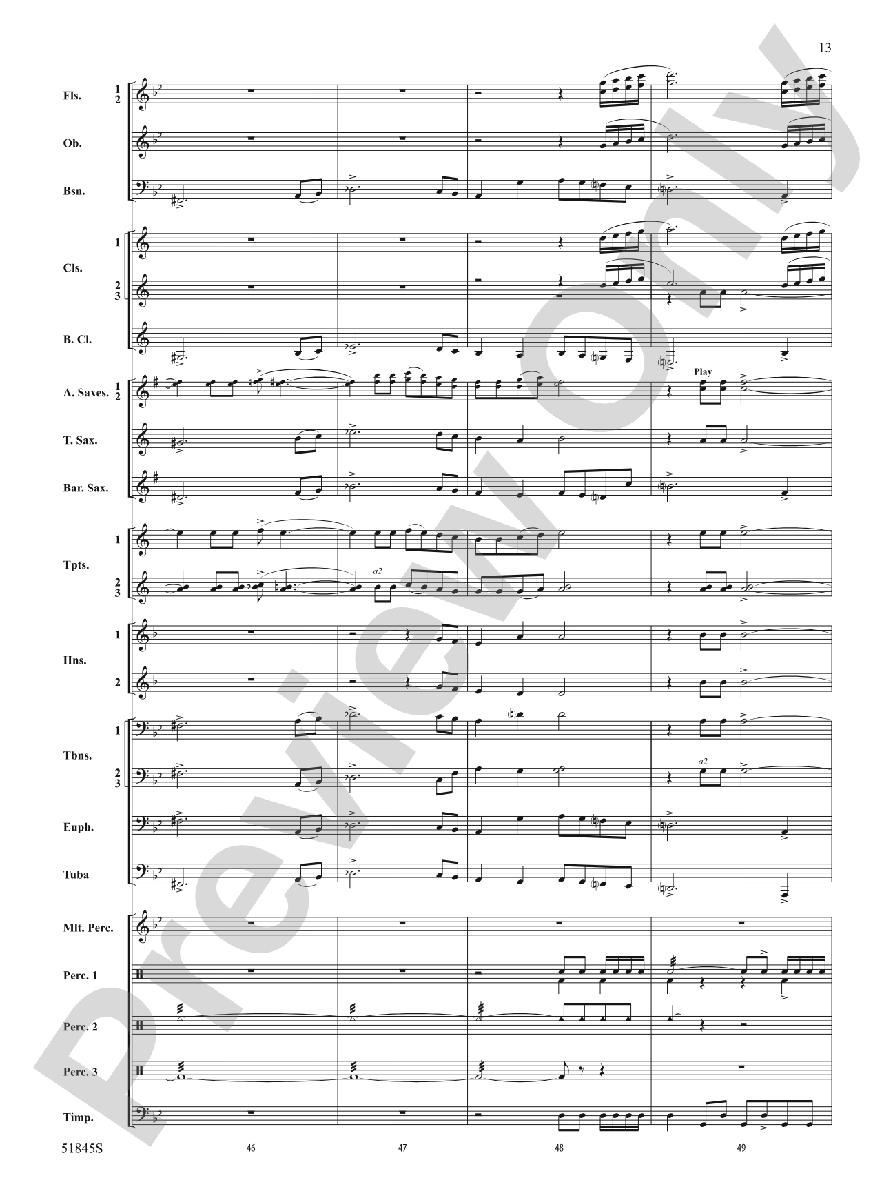 Tirelessly Through the Night...: Concert Band Conductor Score & Parts