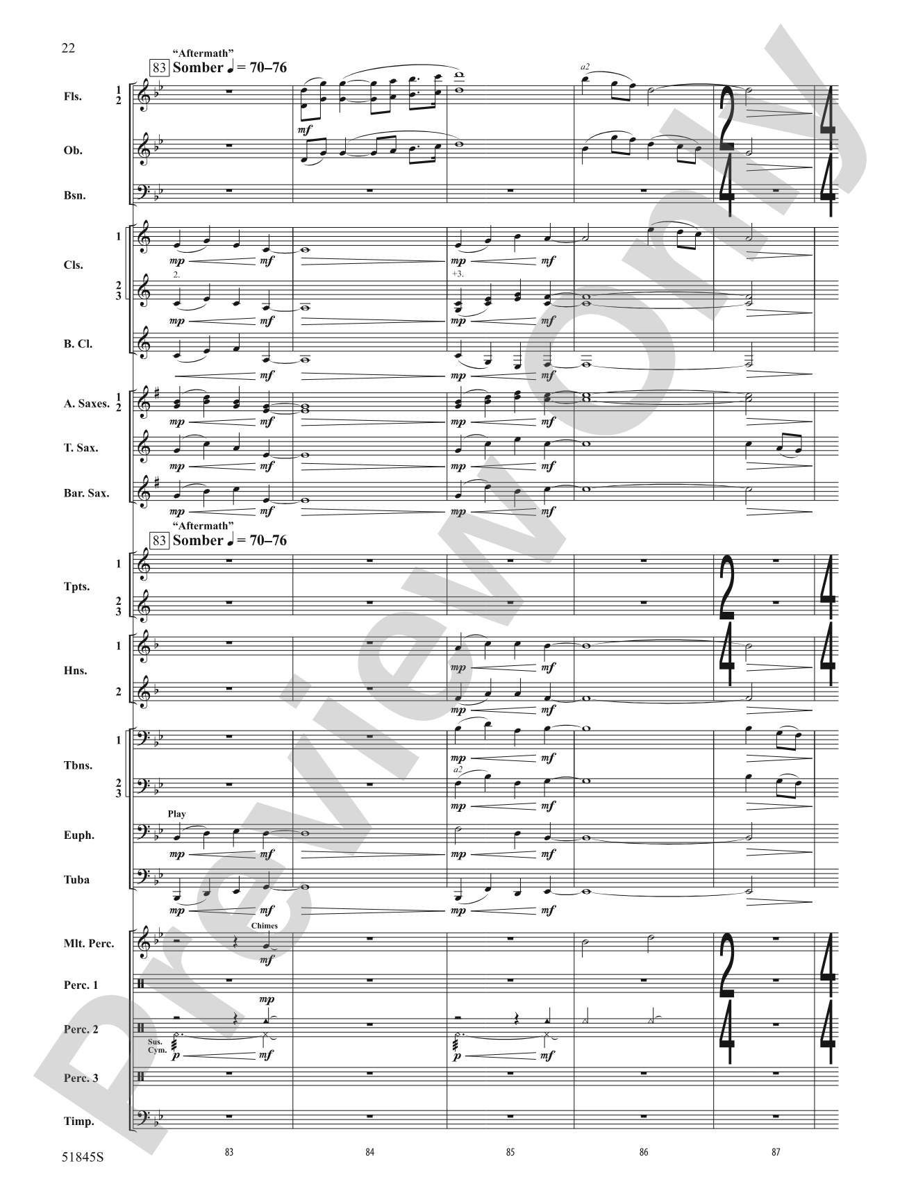 Tirelessly Through the Night...: Concert Band Conductor Score & Parts
