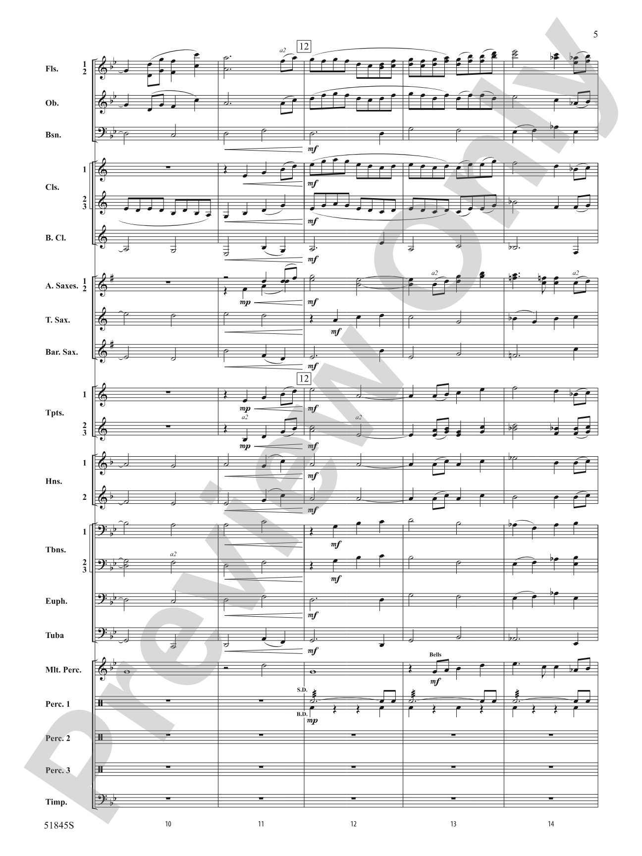 Tirelessly Through the Night...: Concert Band Conductor Score & Parts