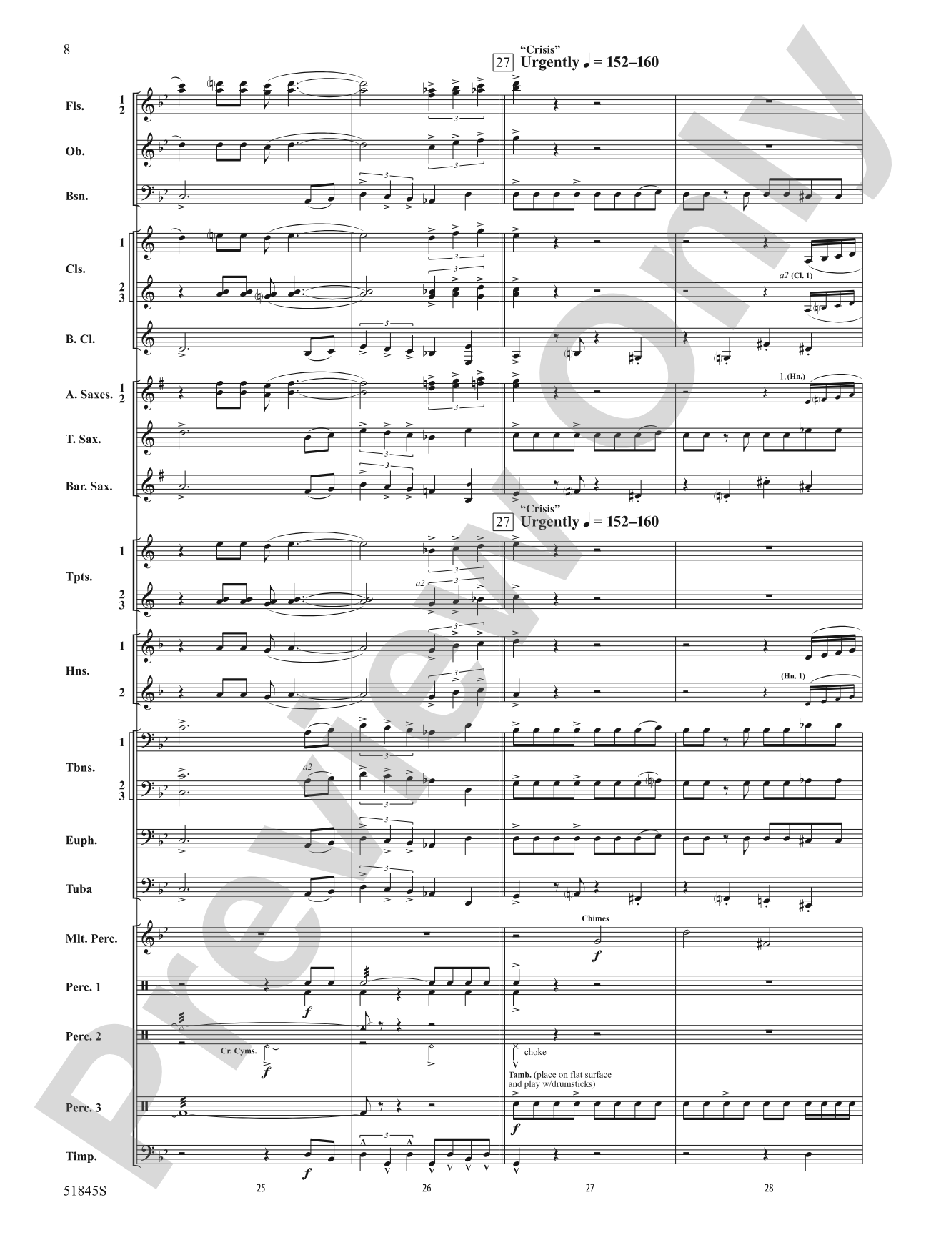 Tirelessly Through the Night...: Concert Band Conductor Score & Parts