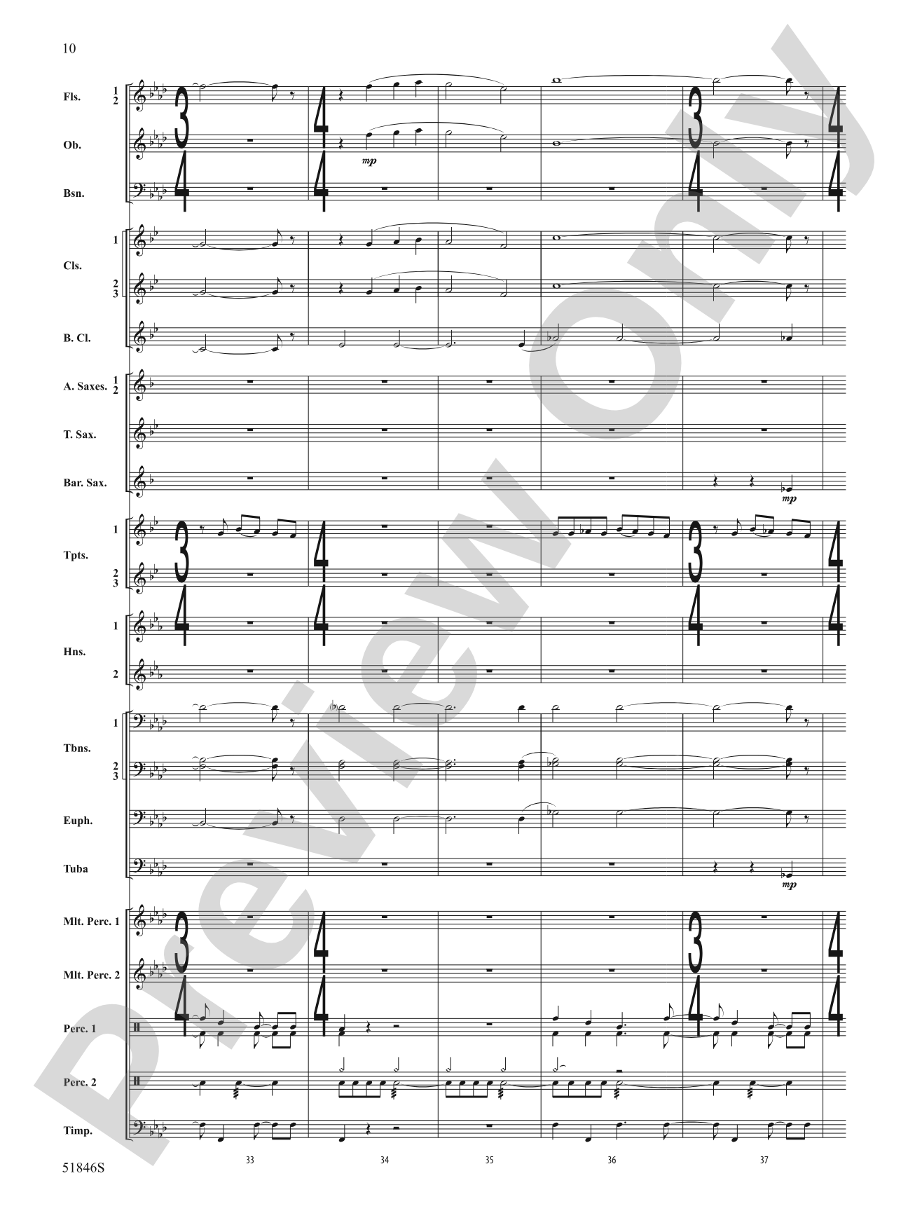 The Second Shaman: Concert Band Conductor Score & Parts