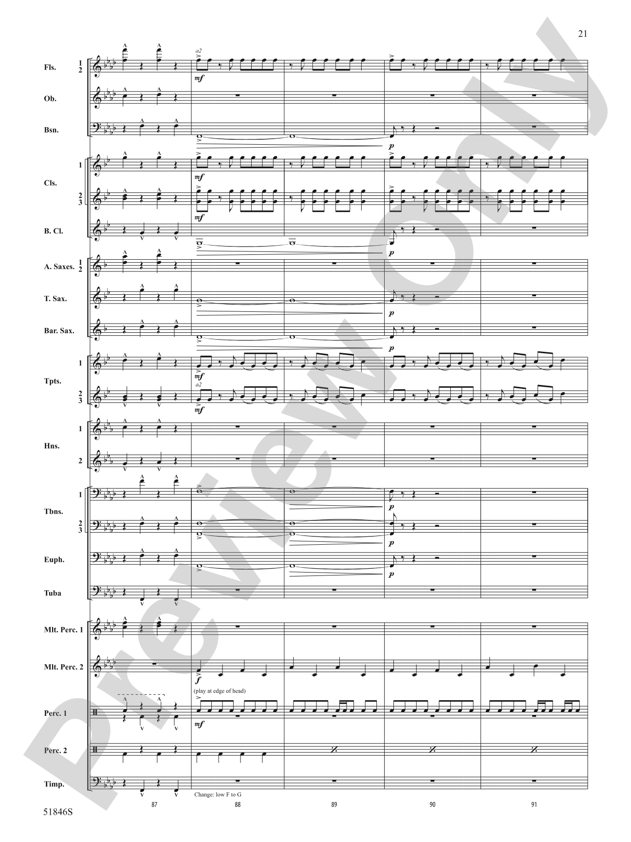 The Second Shaman: Concert Band Conductor Score & Parts