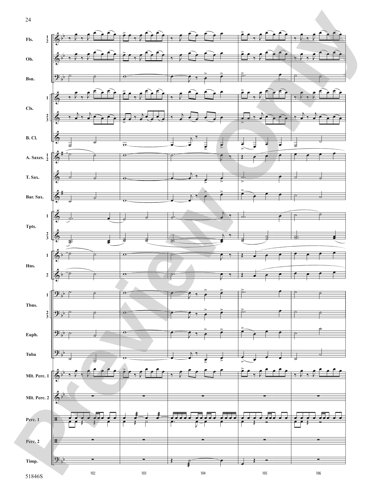 The Second Shaman: Concert Band Conductor Score & Parts