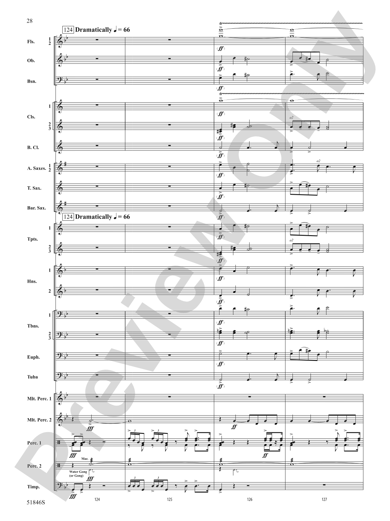 The Second Shaman: Concert Band Conductor Score & Parts