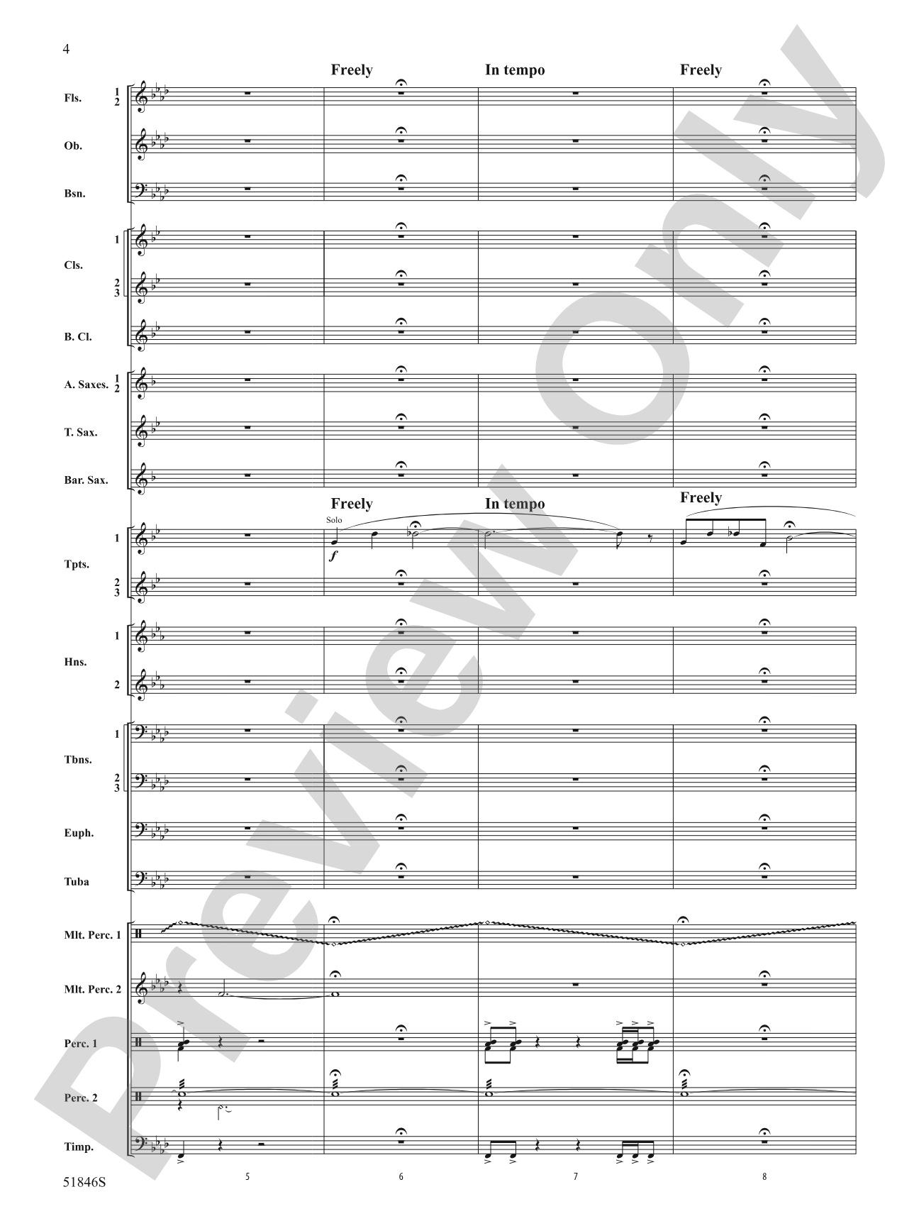 The Second Shaman: Concert Band Conductor Score & Parts