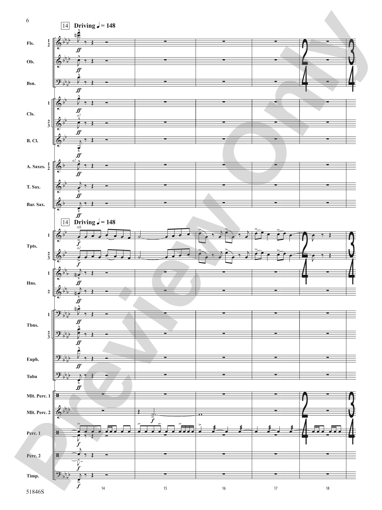 The Second Shaman: Concert Band Conductor Score & Parts