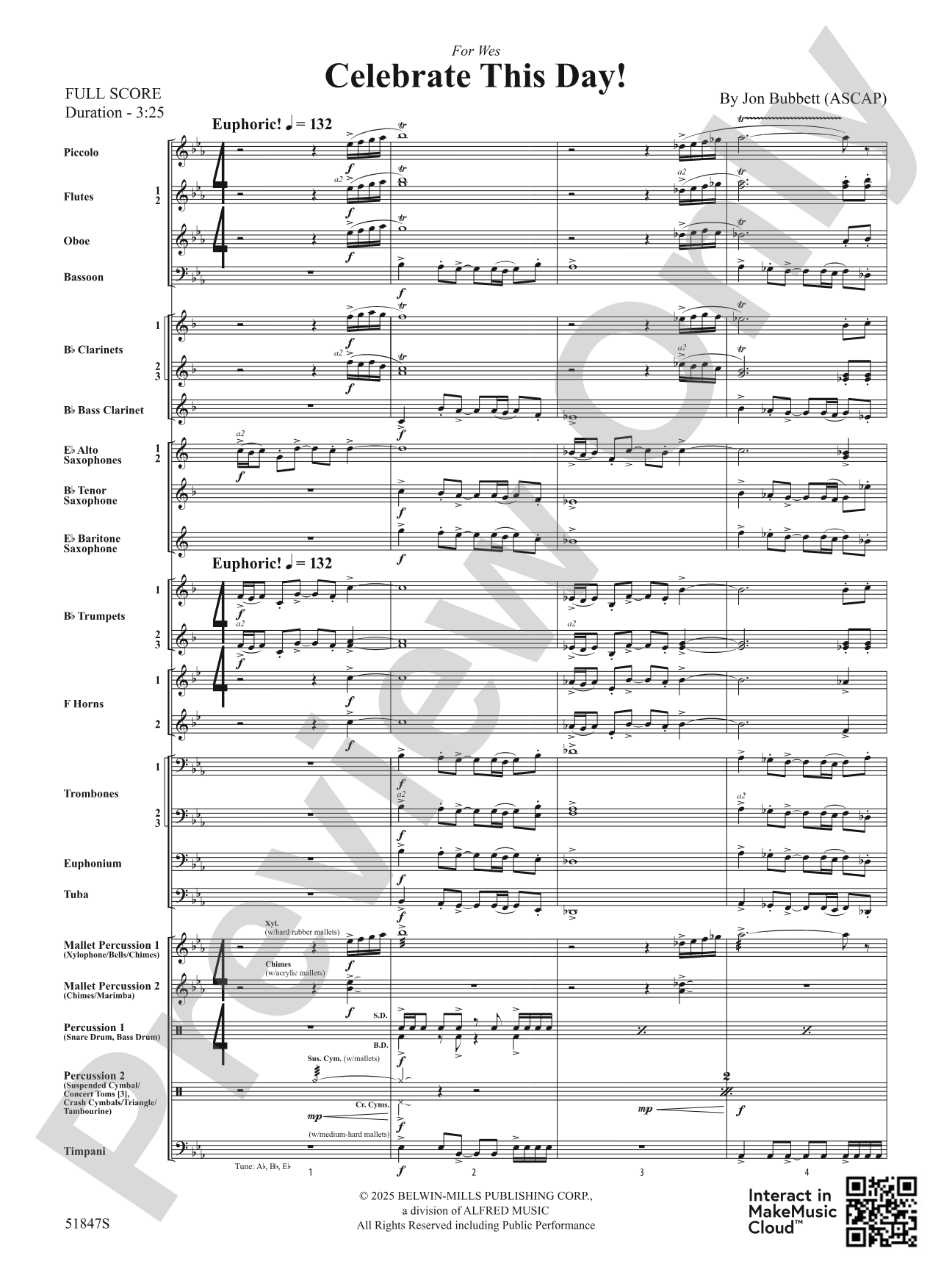 Celebrate This Day!: Concert Band Conductor Score & Parts