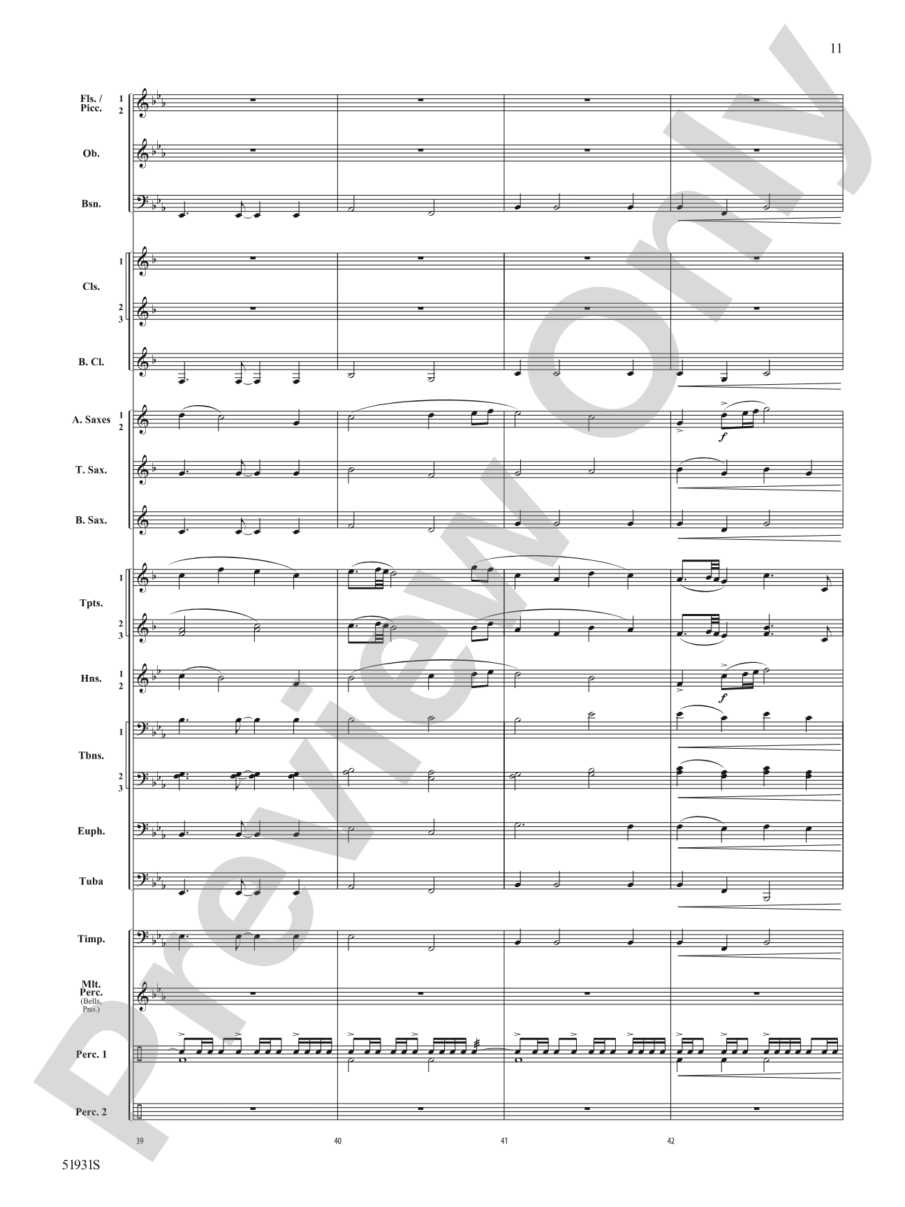 The Trace: Concert Band Conductor Score & Parts