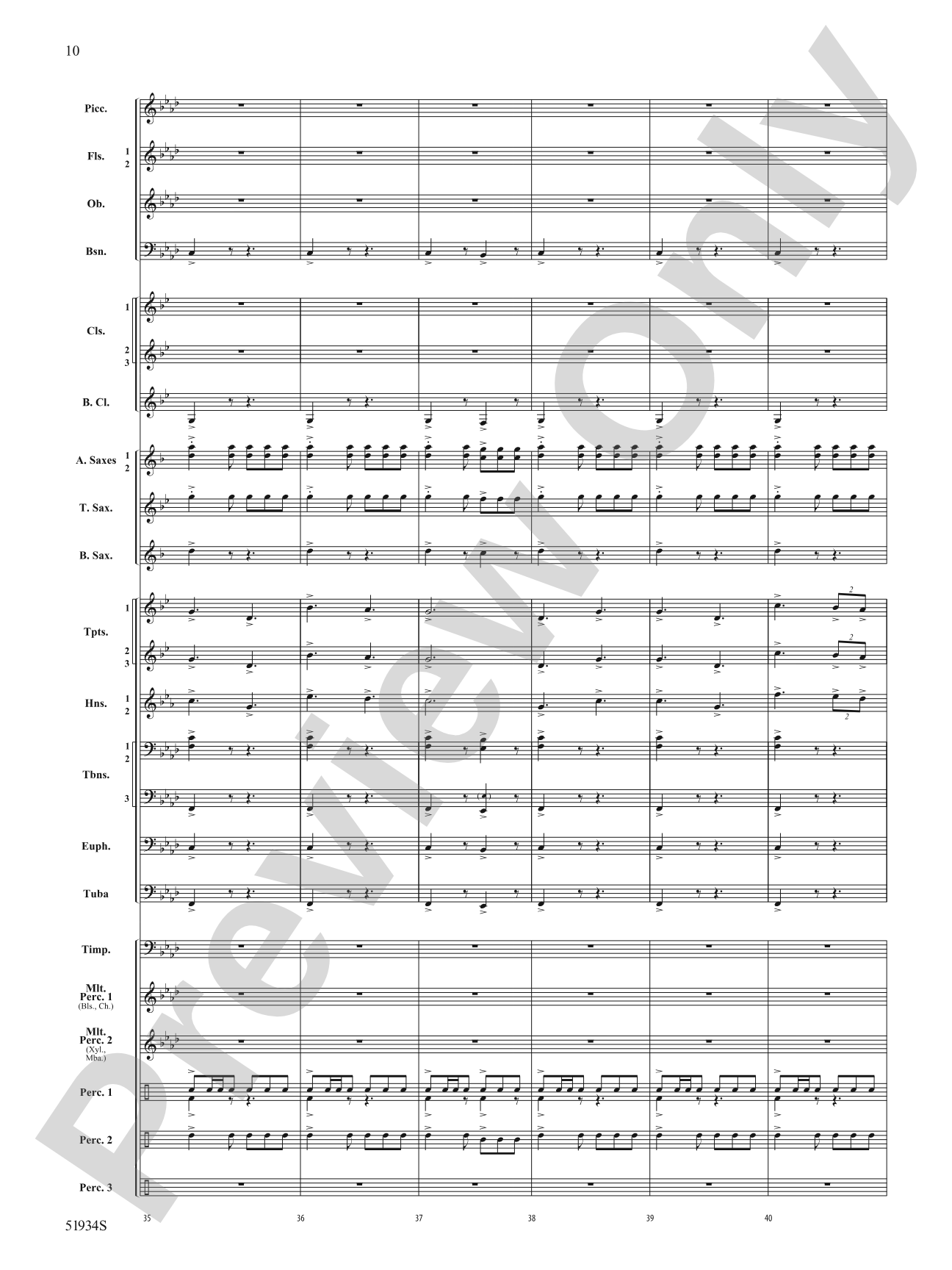 Pirates Revenge: Concert Band Conductor Score & Parts