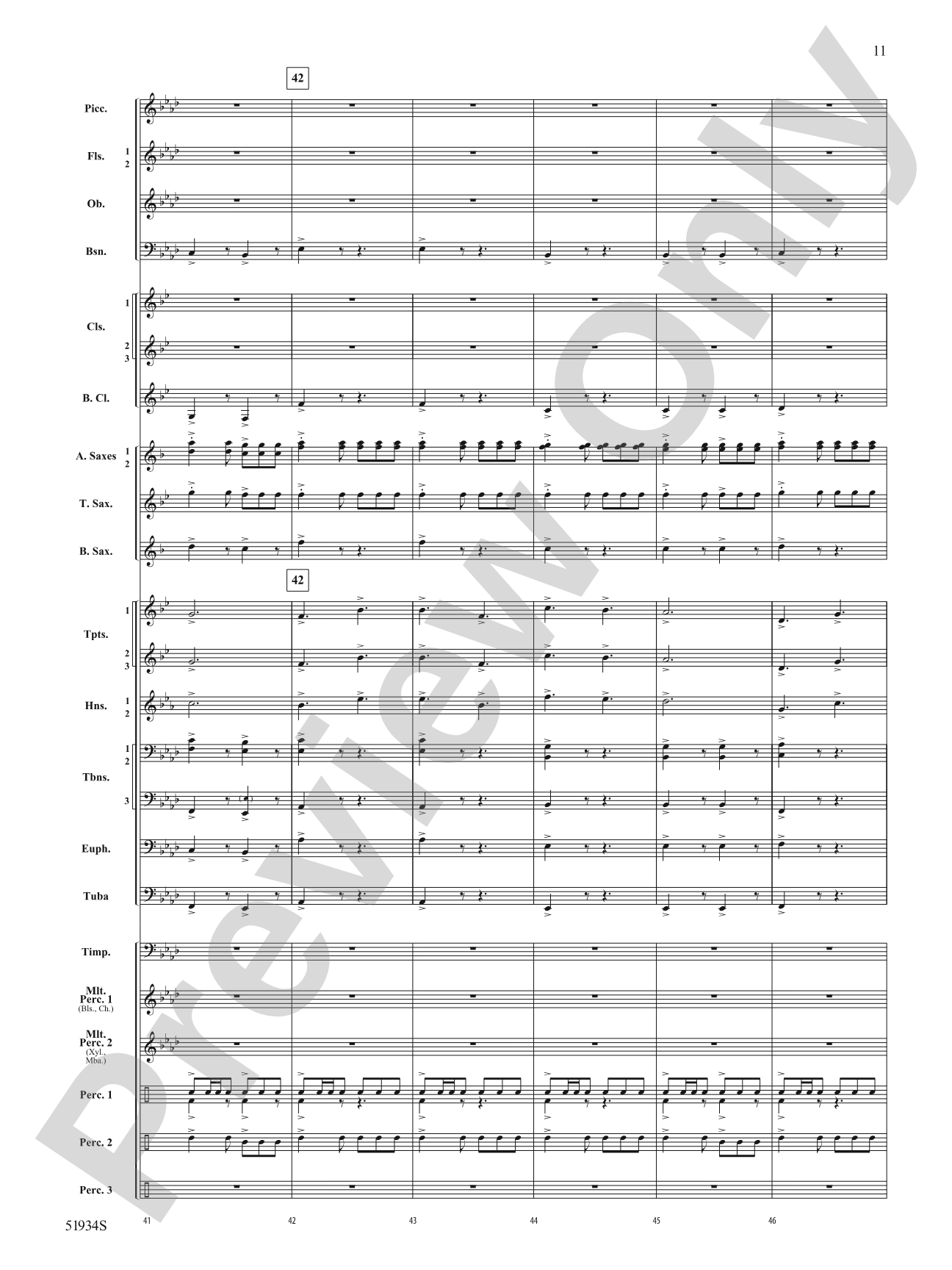 Pirates Revenge: Concert Band Conductor Score & Parts