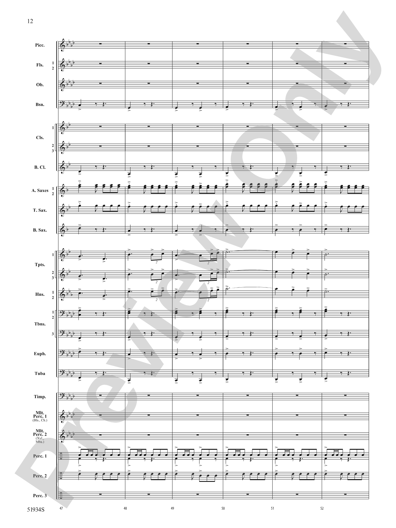 Pirates Revenge: Concert Band Conductor Score & Parts