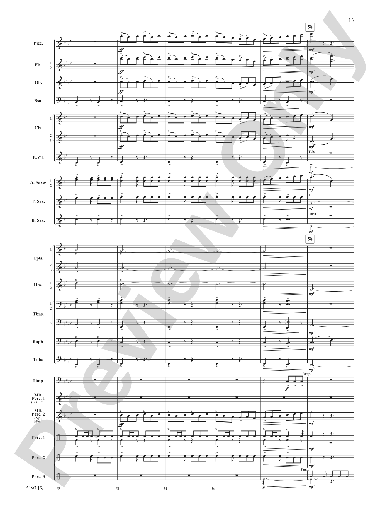 Pirates Revenge: Concert Band Conductor Score & Parts