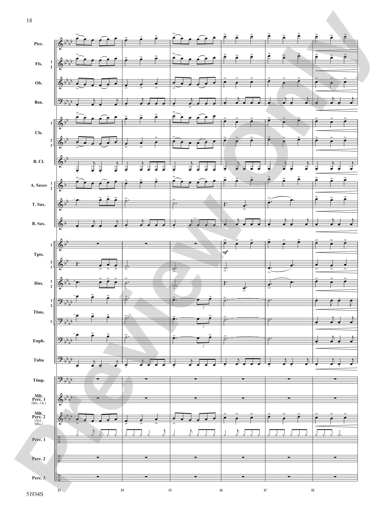 Pirates Revenge: Concert Band Conductor Score & Parts