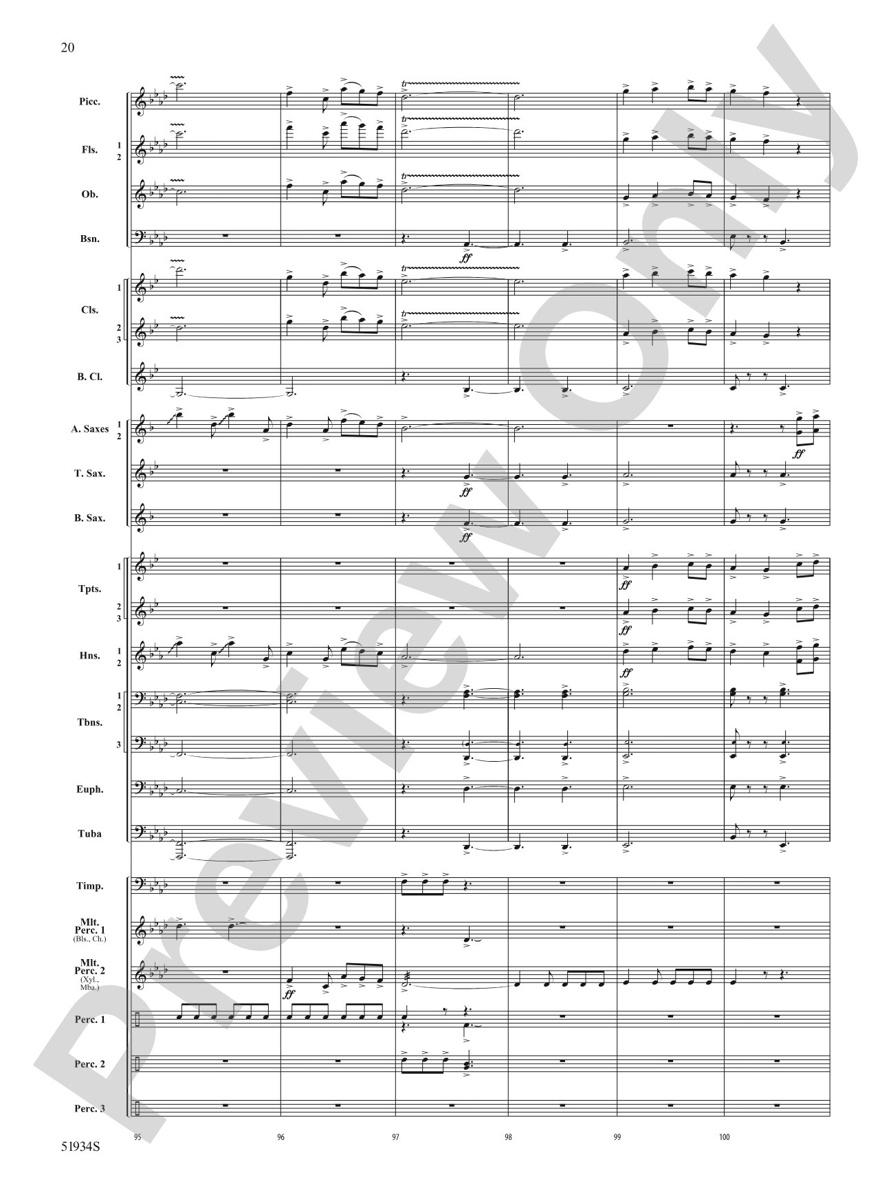 Pirates Revenge: Concert Band Conductor Score & Parts