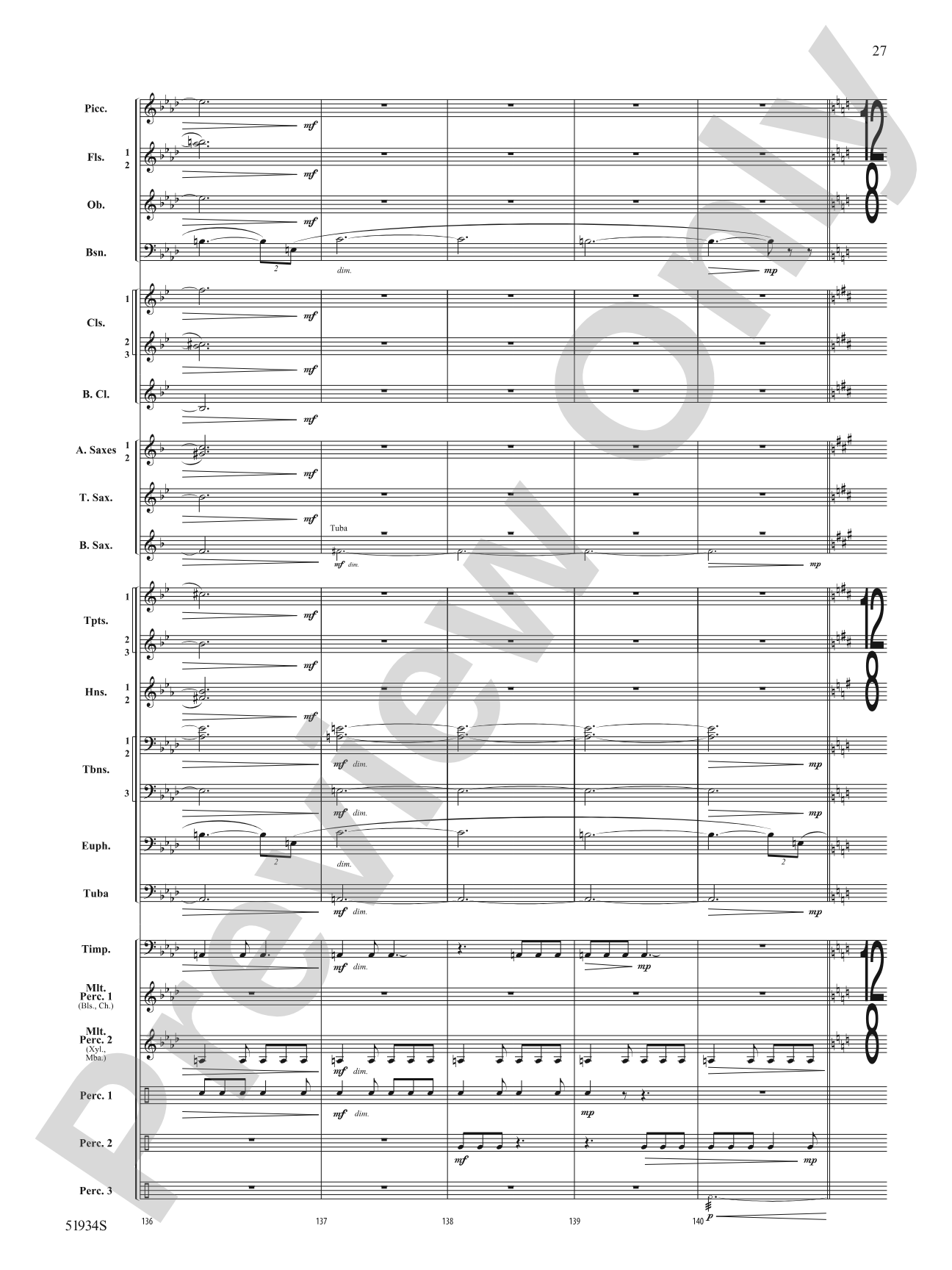 Pirates Revenge: Concert Band Conductor Score & Parts