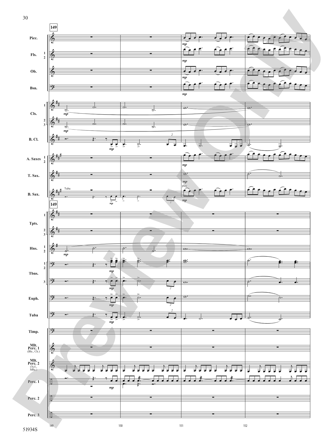 Pirates Revenge: Concert Band Conductor Score & Parts