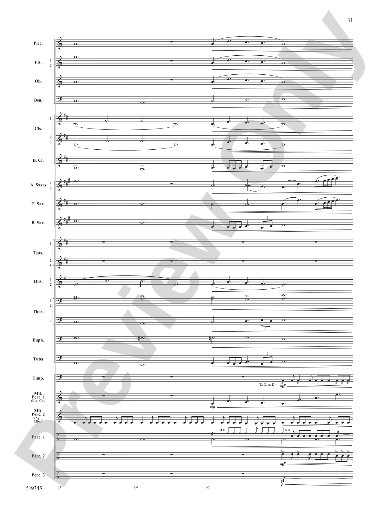 Pirates Revenge: Concert Band Conductor Score & Parts