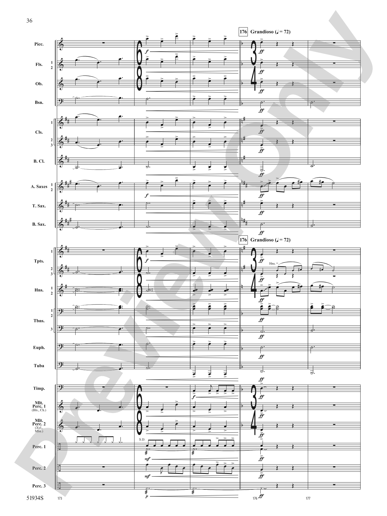 Pirates Revenge: Concert Band Conductor Score & Parts