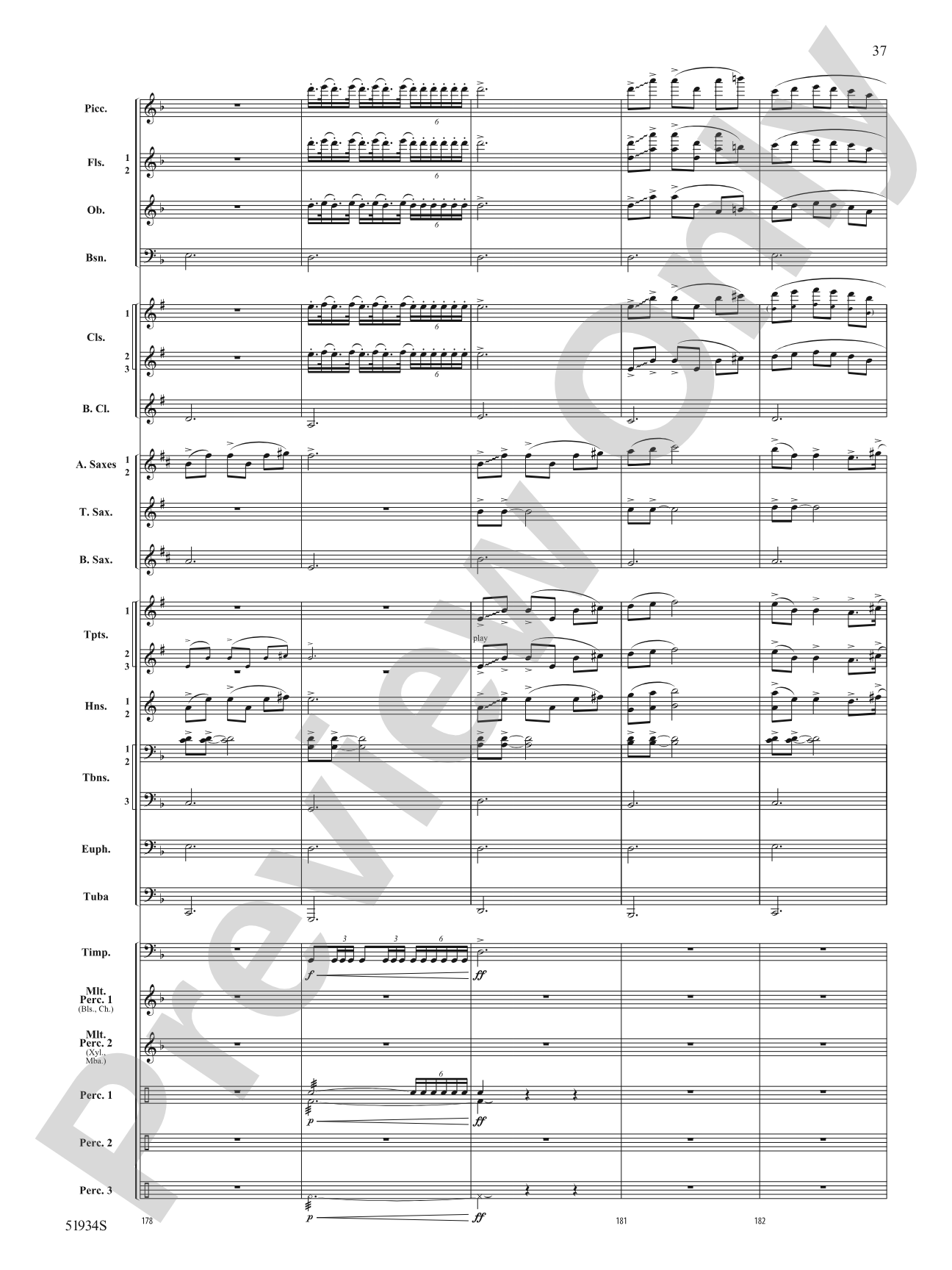Pirates Revenge: Concert Band Conductor Score & Parts