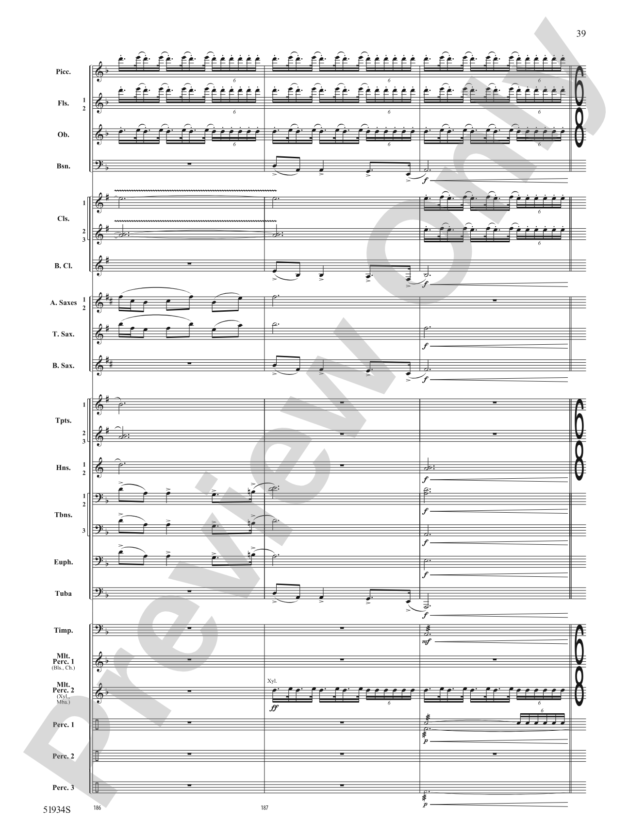 Pirates Revenge: Concert Band Conductor Score & Parts
