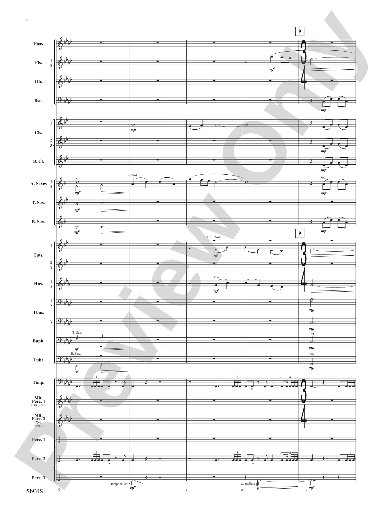 Pirates Revenge: Concert Band Conductor Score & Parts