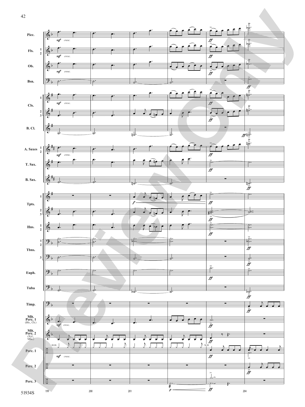 Pirates Revenge: Concert Band Conductor Score & Parts