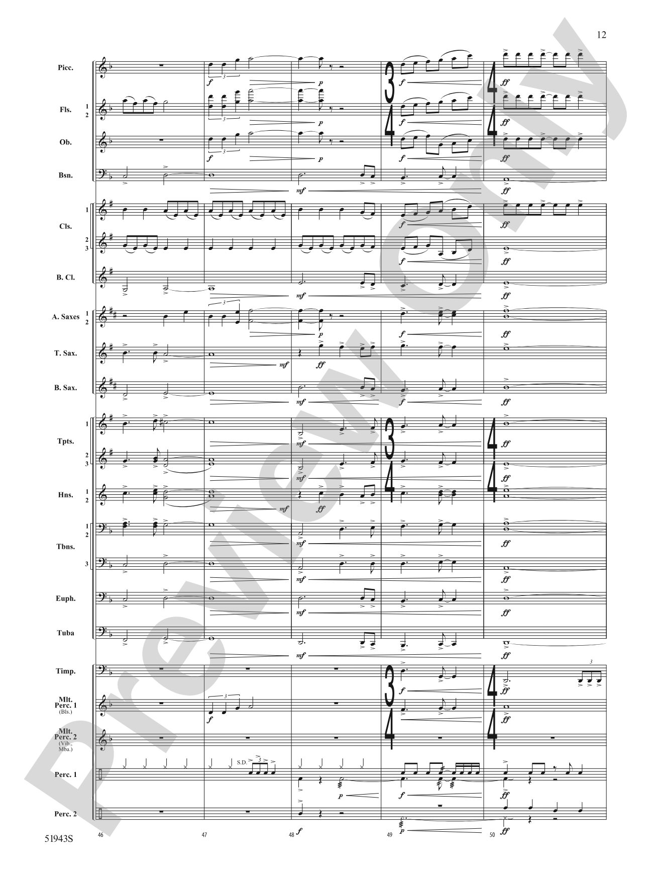 Rising From the Earth: Concert Band Conductor Score & Parts