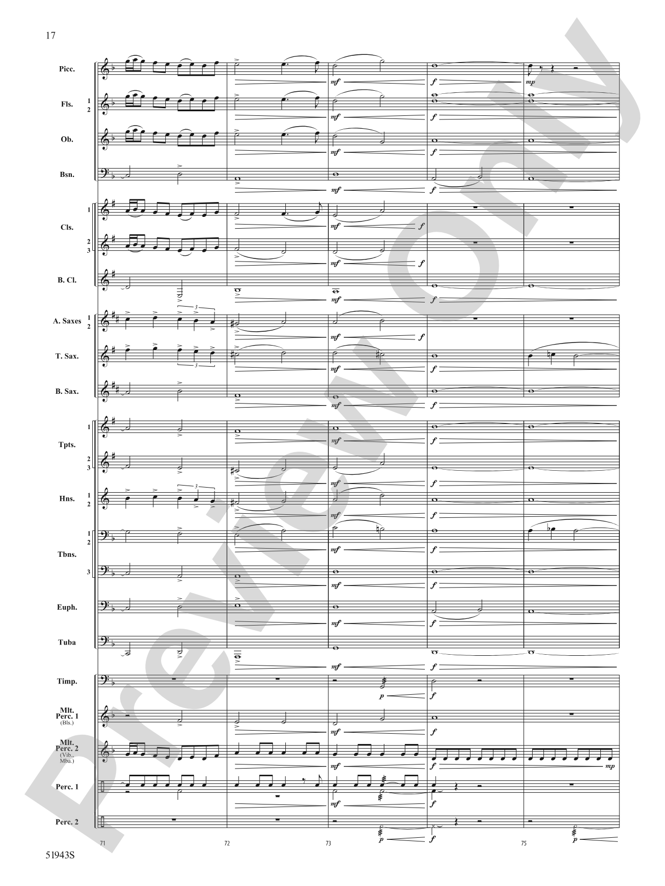 Rising From the Earth: Concert Band Conductor Score & Parts