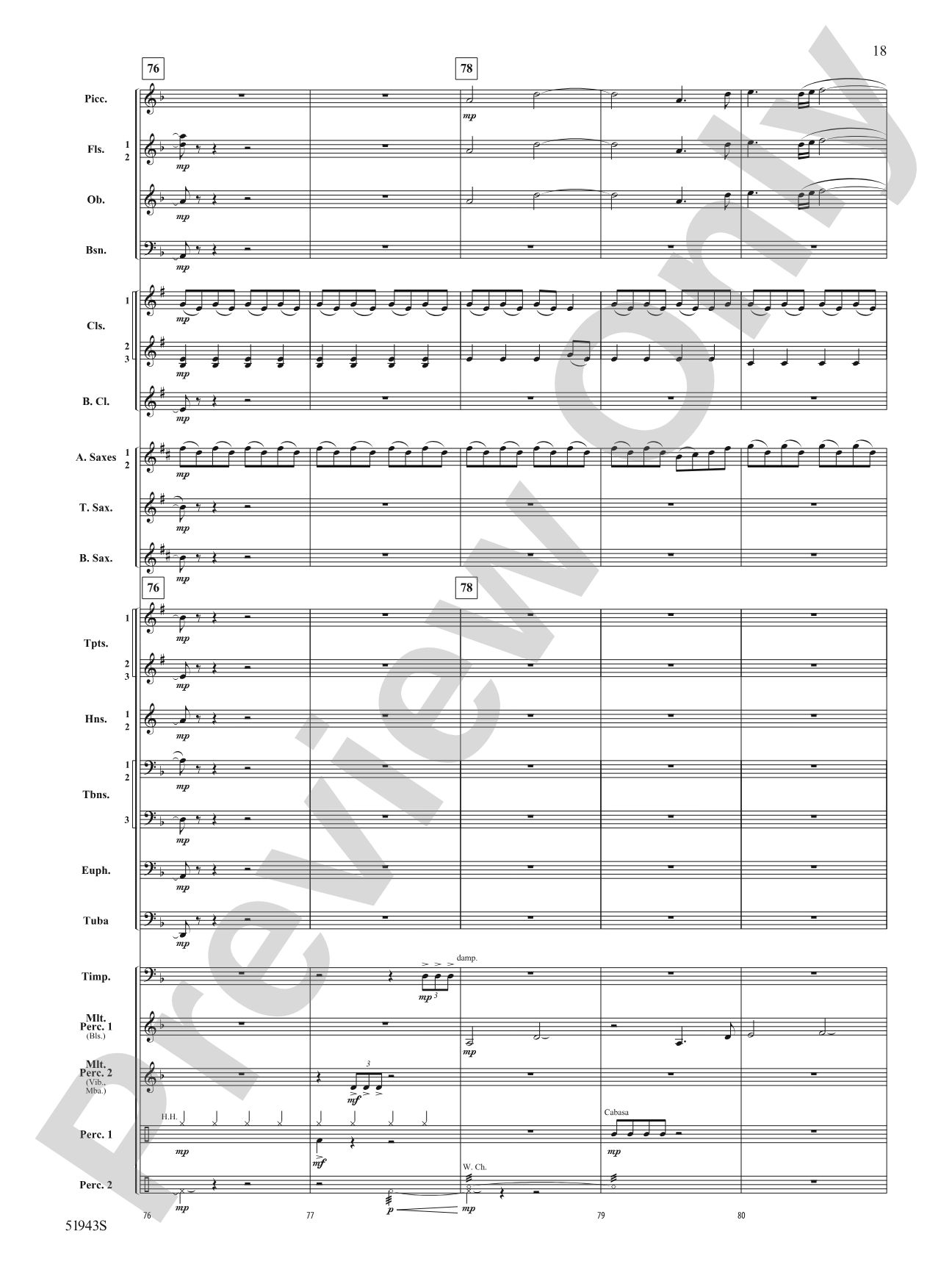 Rising From the Earth: Concert Band Conductor Score & Parts