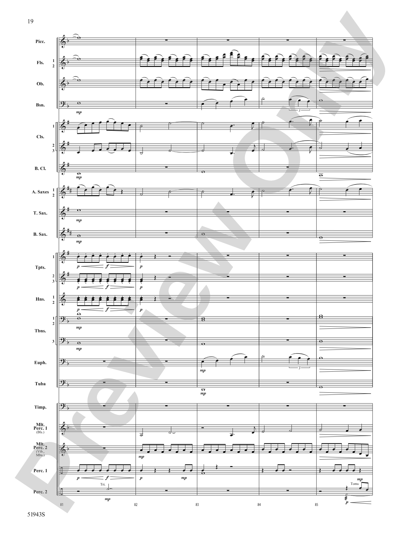 Rising From the Earth: Concert Band Conductor Score & Parts