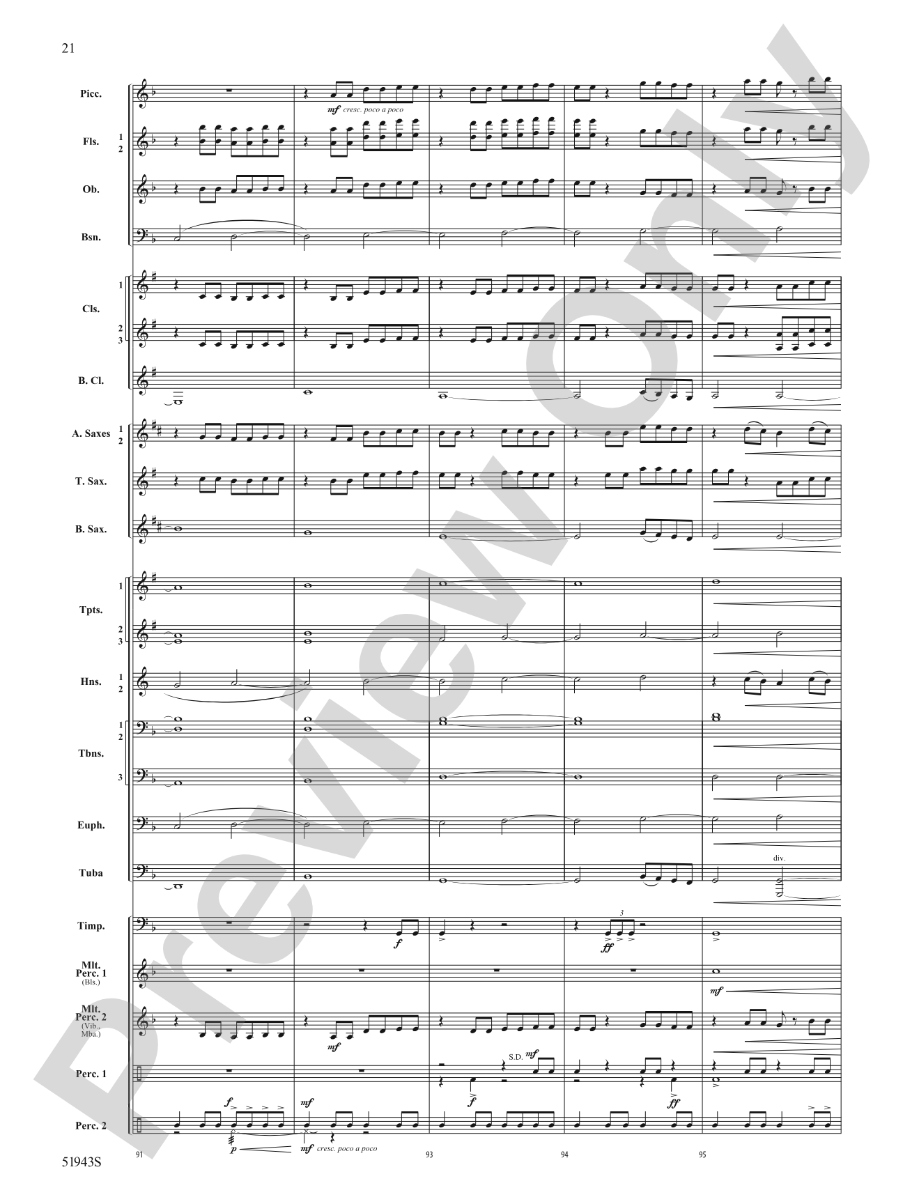 Rising From the Earth: Concert Band Conductor Score & Parts