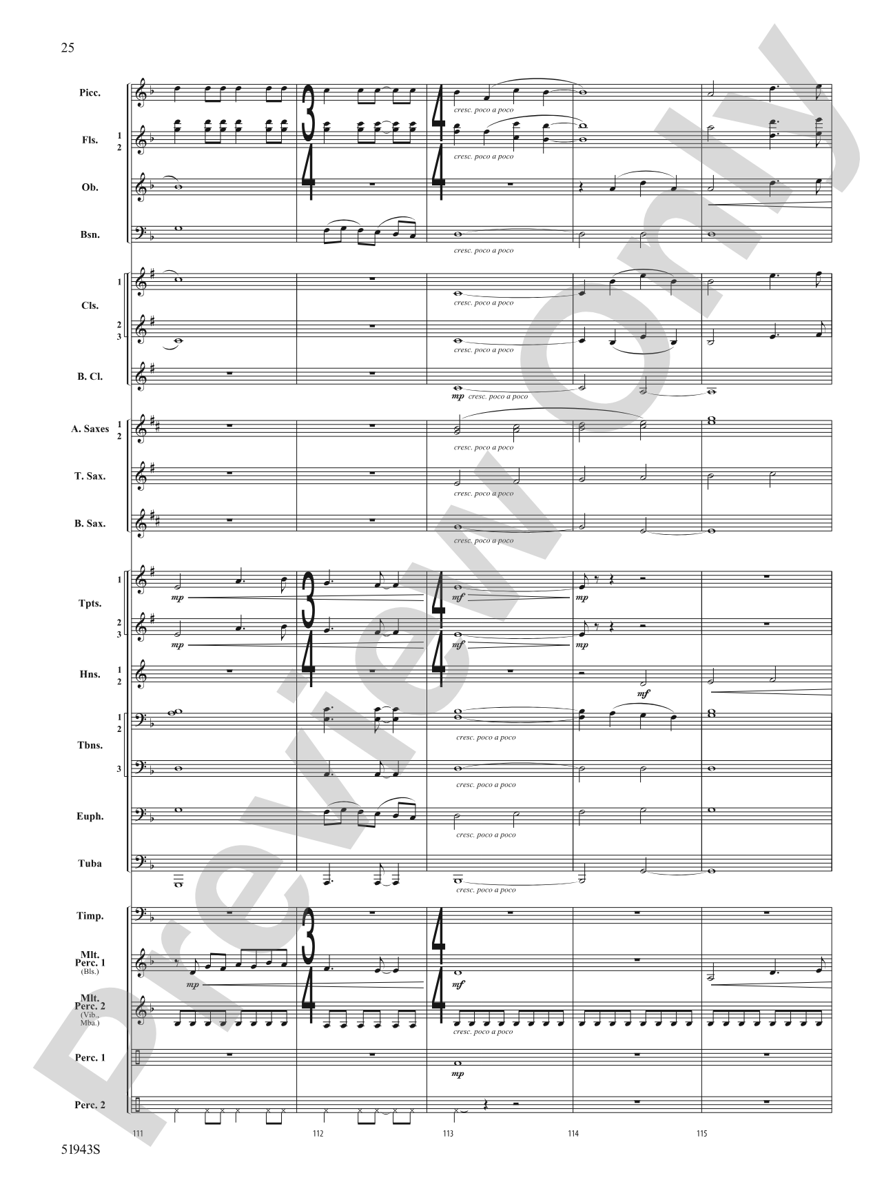 Rising From the Earth: Concert Band Conductor Score & Parts