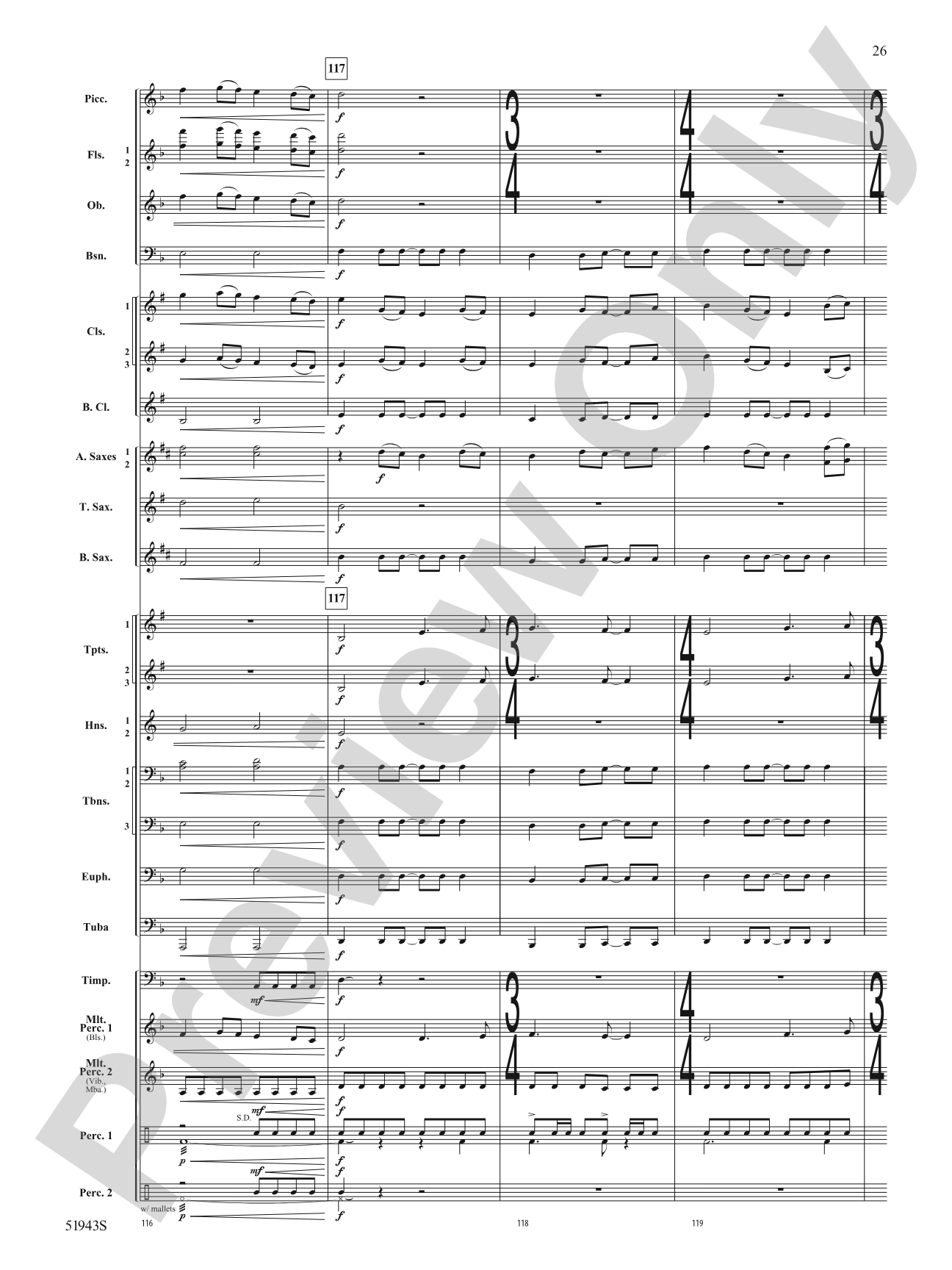 Rising From the Earth: Concert Band Conductor Score & Parts