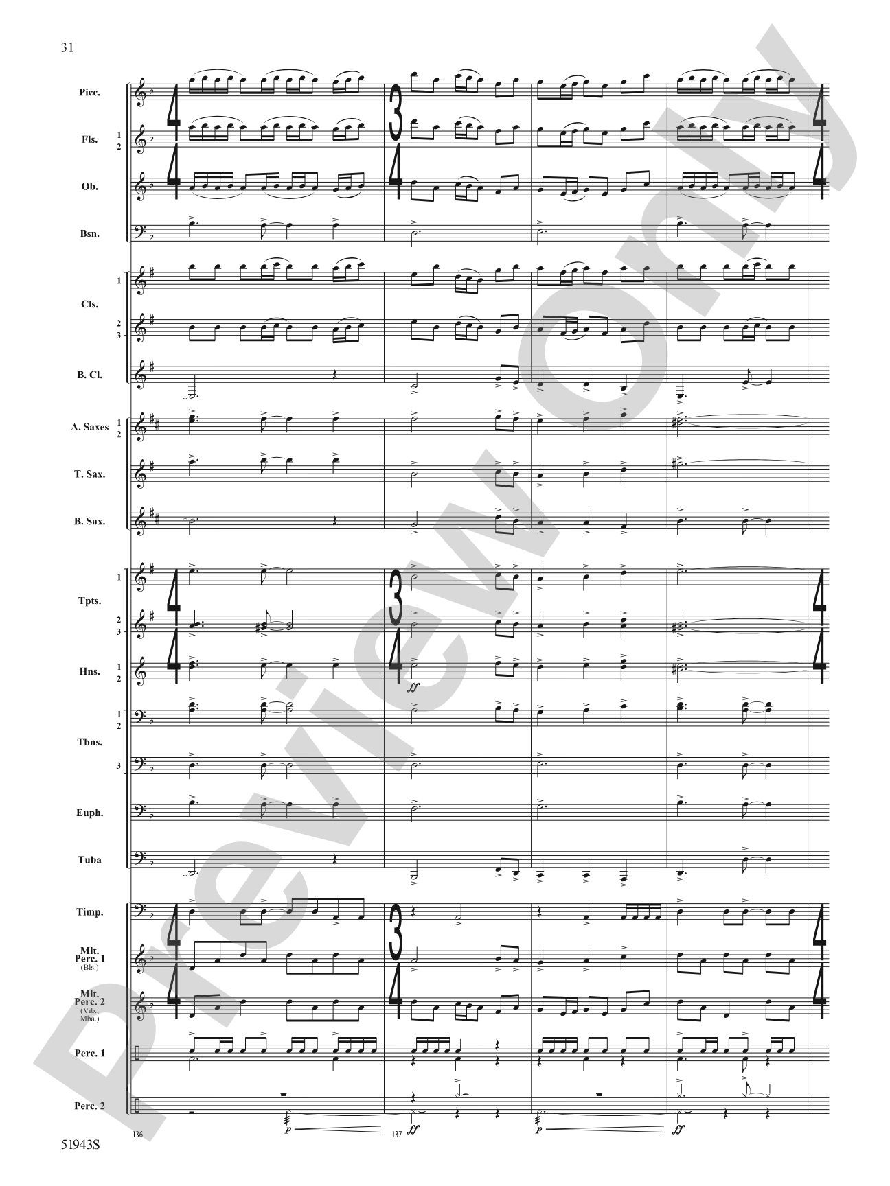 Rising From the Earth: Concert Band Conductor Score & Parts