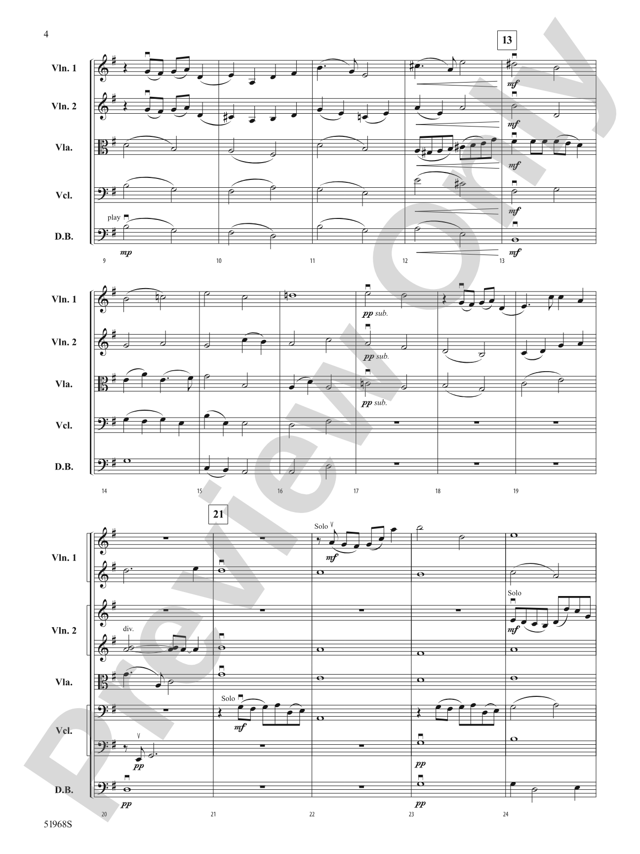 Closer to the Sky: String Orchestra Conductor Score & Parts