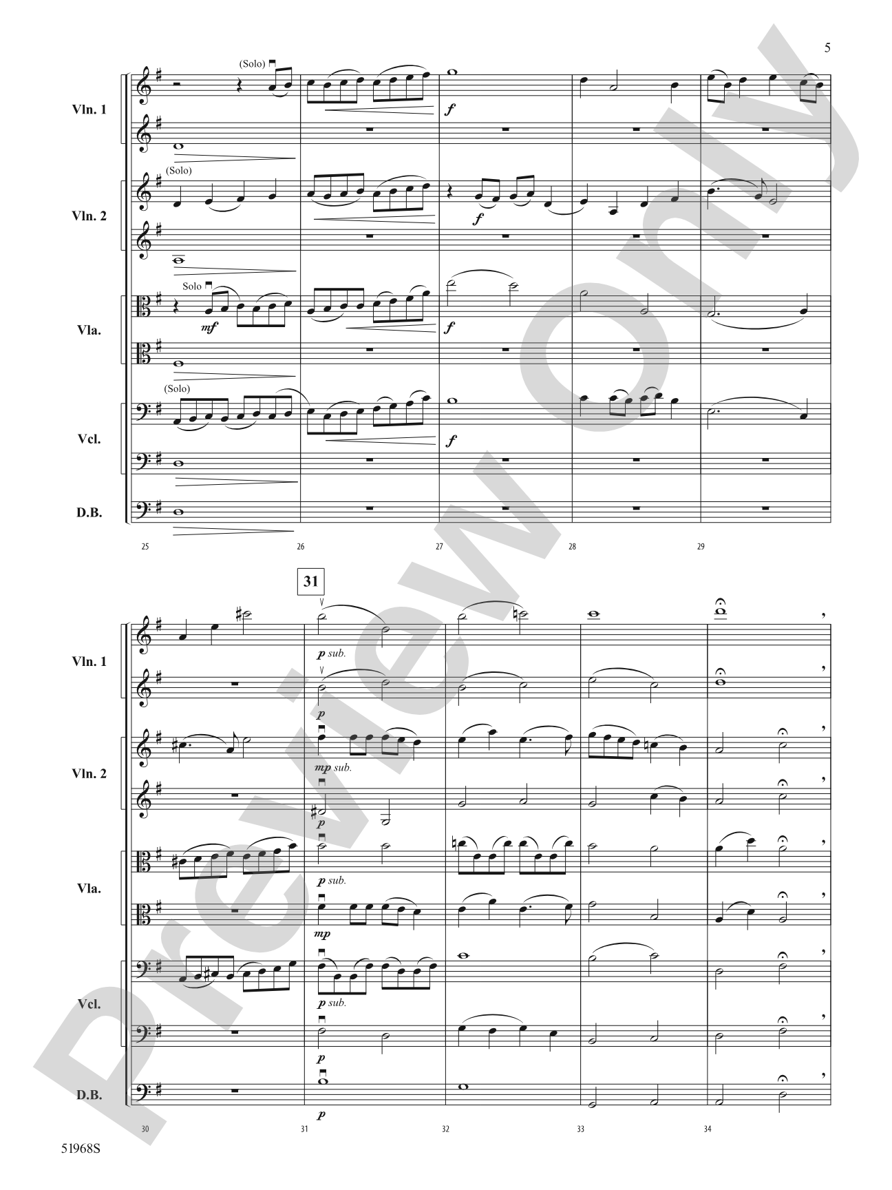 Closer to the Sky: String Orchestra Conductor Score & Parts