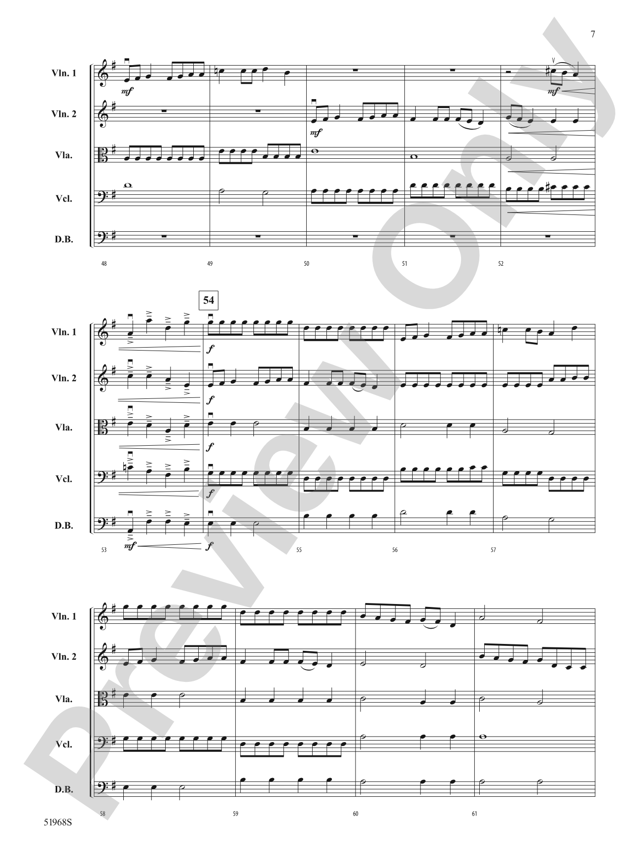 Closer to the Sky: String Orchestra Conductor Score & Parts