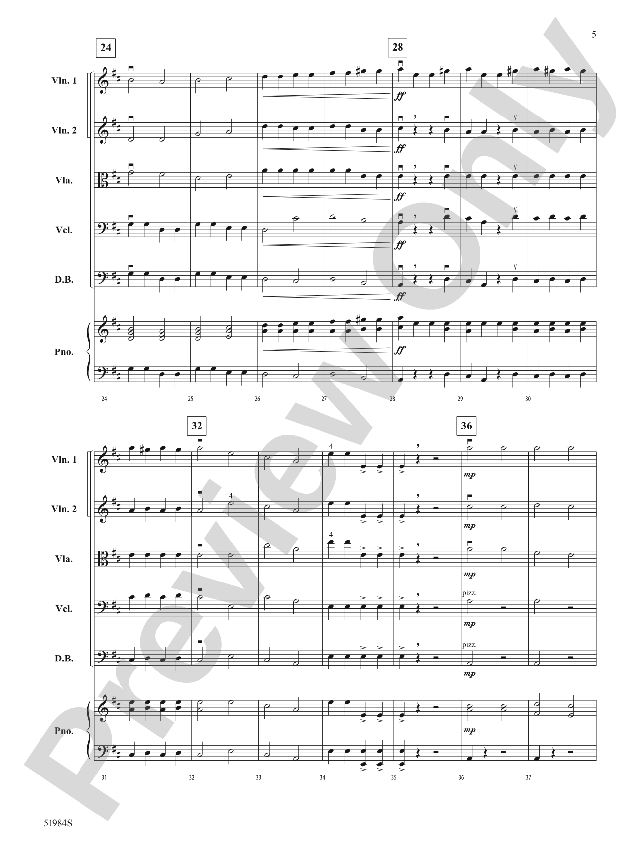 Finding Figaro: String Orchestra Conductor Score & Parts